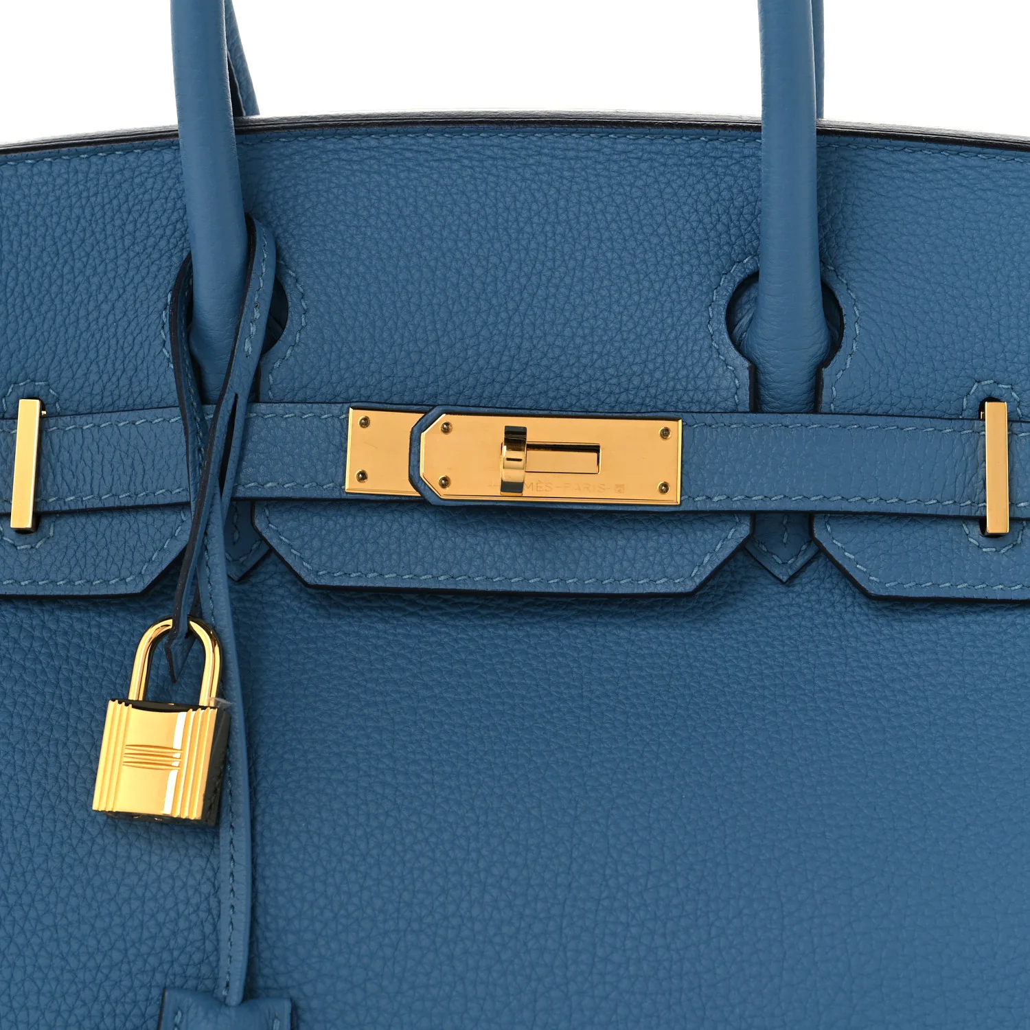Togo Birkin 30 Bleu Azur