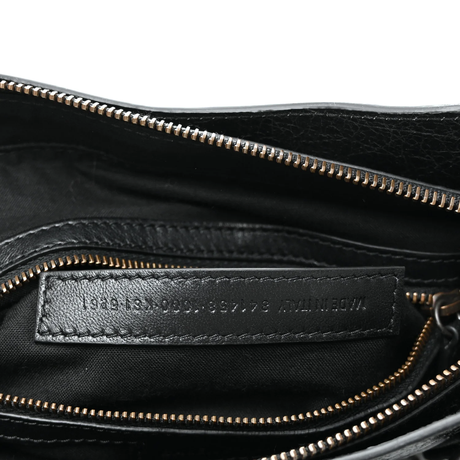 Agneau Arena Classic Hardware Le City First Bag Black