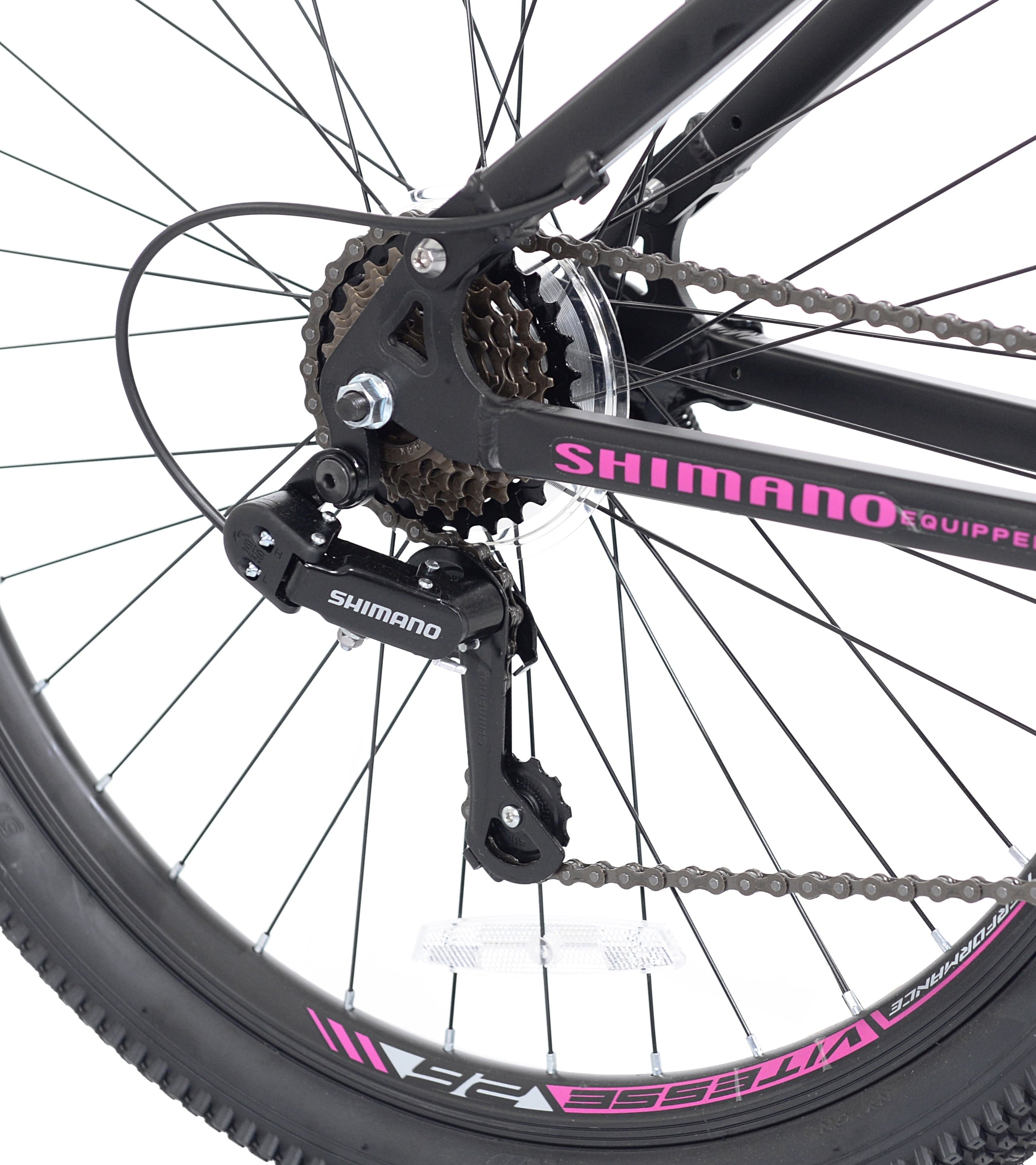 Genesis 26 In. Maeve Women's Mountain Bike. Black and Pink