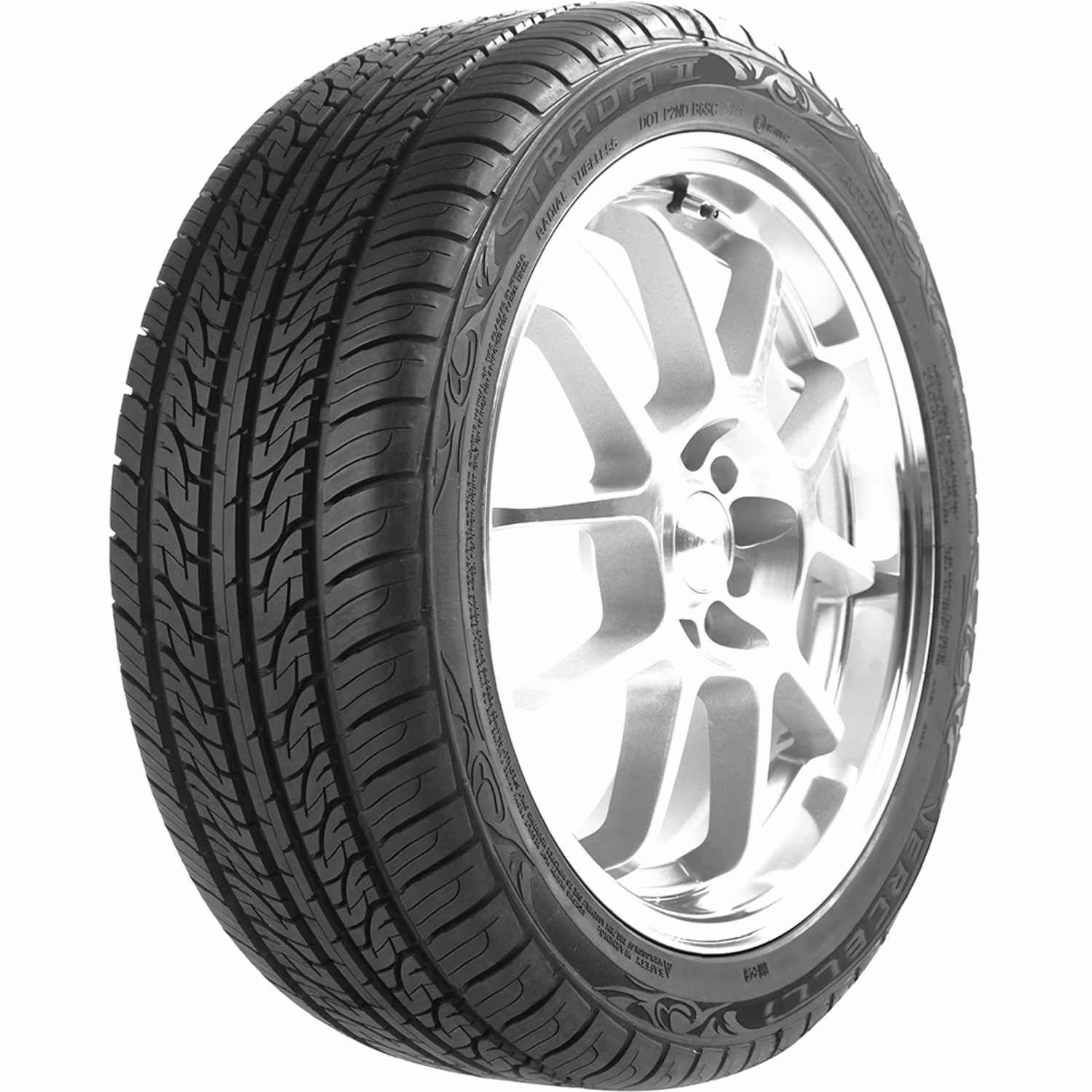 Set of 4 (FOUR) Vercelli Strada II 215/50R17 95W XL AS Performance A/S Tires