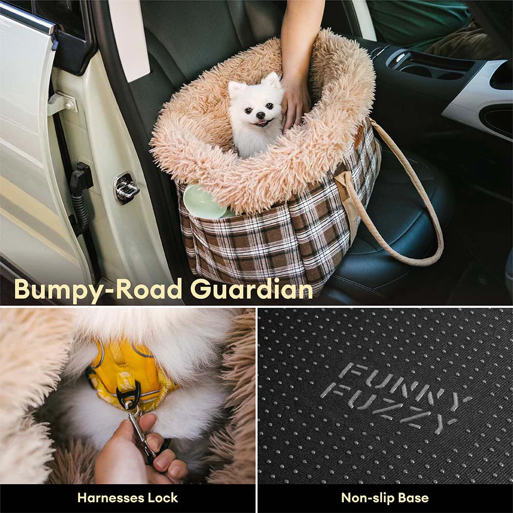 2 in 1 Large All-Season Pet Carrier and Dog Sleeping Bag - Voyager's Plaid