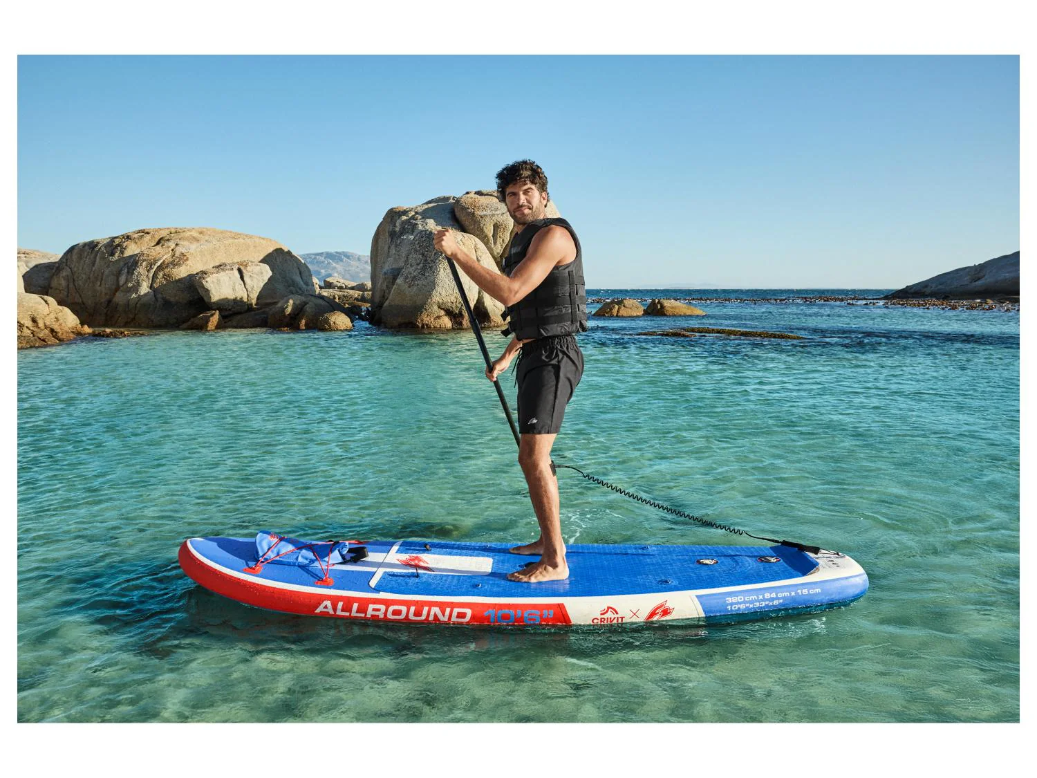 CRIVIT Stand up paddle polyvalent - gonflable