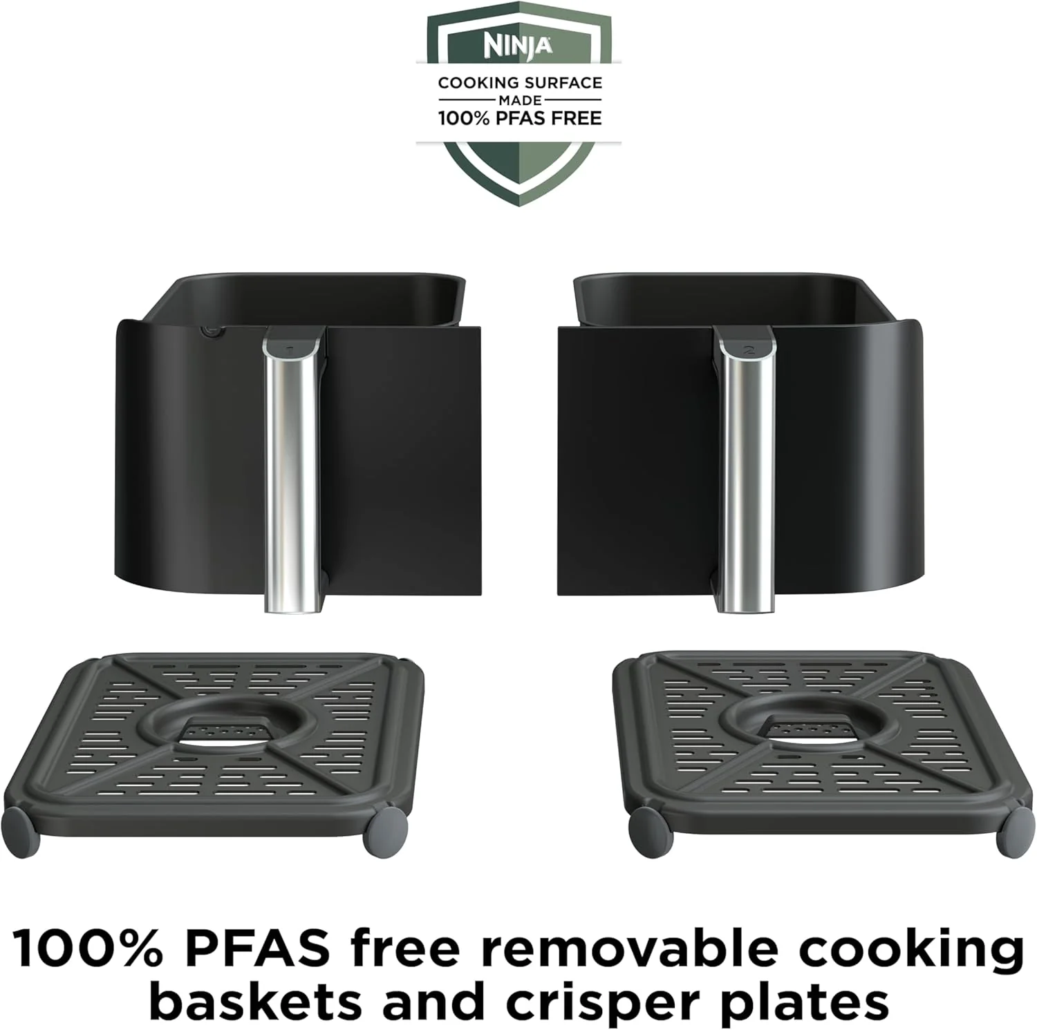 Friteuse à air Ninja Foodi 6-en-1 FlexBasket avec MegaZone de 7 pintes et séparateur de panier