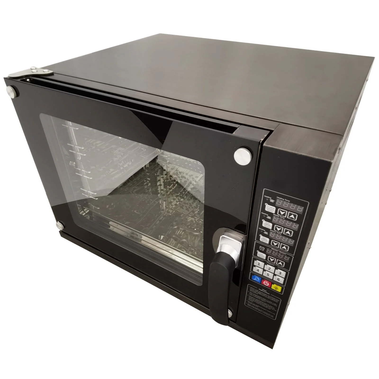 60 L Commercial Countertop Convection Spray Oven 4 Racks Hot Air Circulation Electric Oven 220V