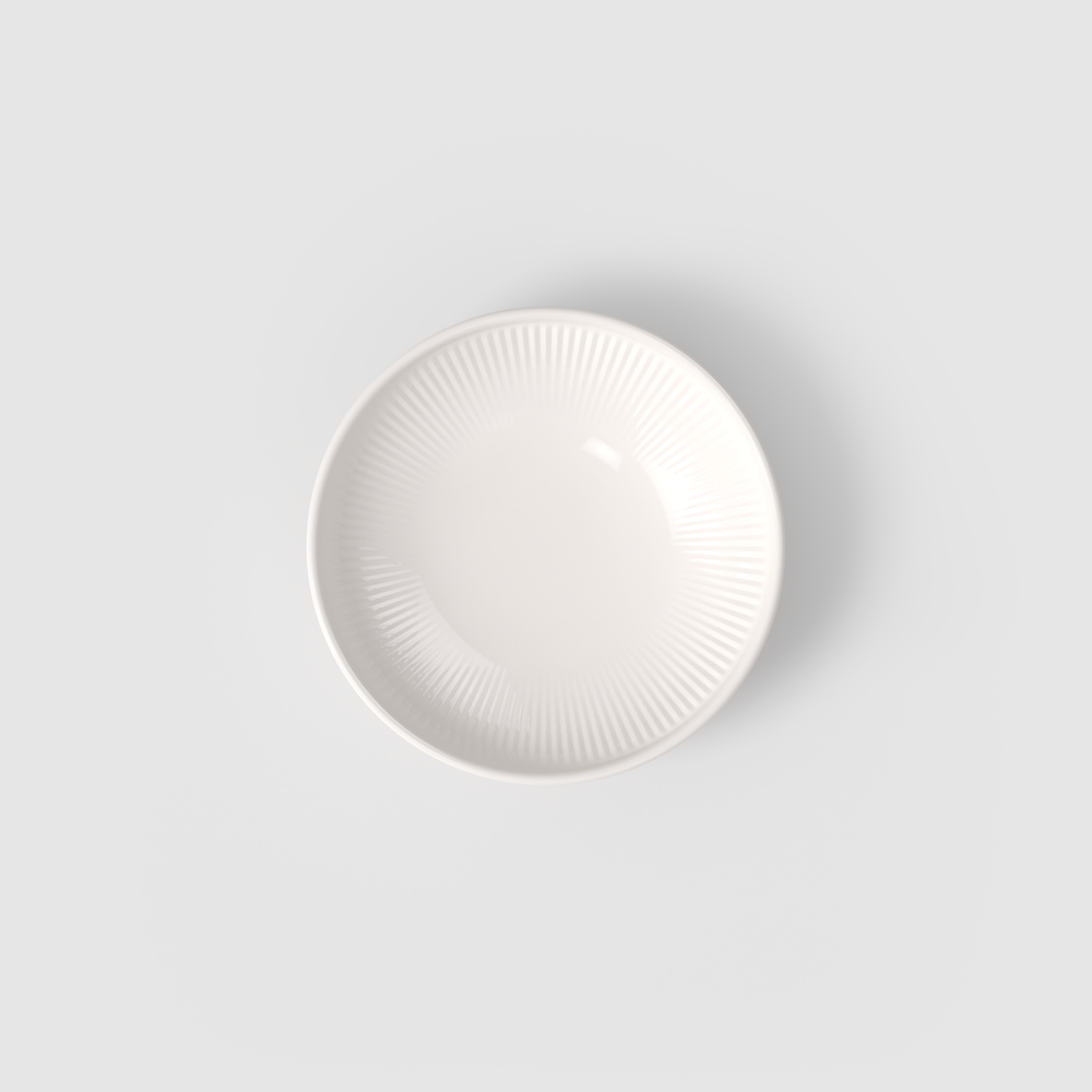 Afina Appetizer/ Dessert Bowl - White, 2.8 oz, Premium Porcelain