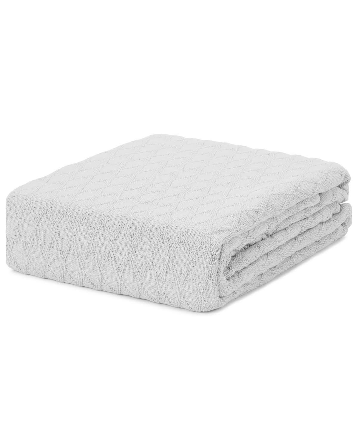 Lauren Ralph Lauren Classic 100% Cotton Blanket, King - Lucent White