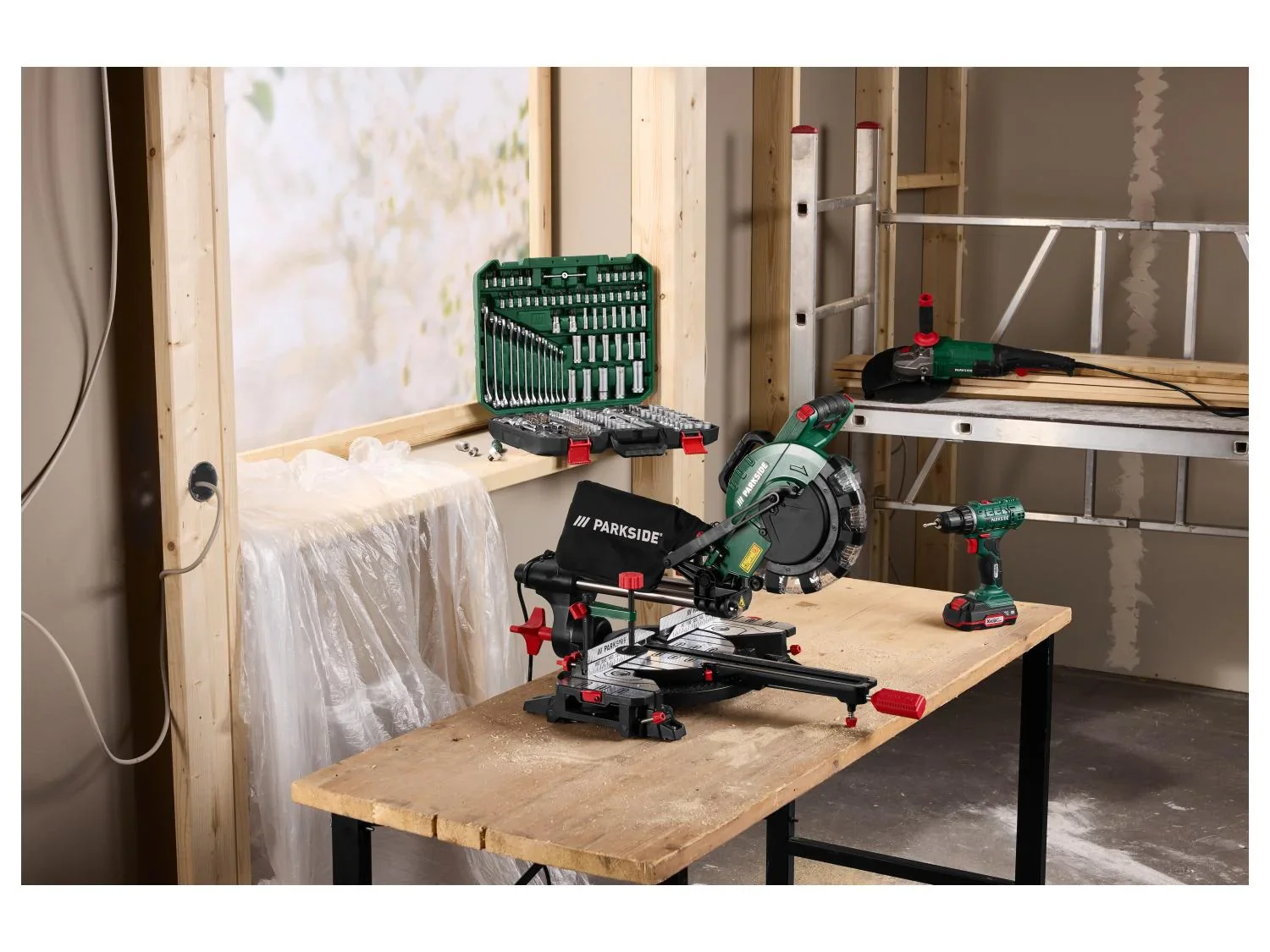 PARKSIDE Set perceuse-visseuse sans fil + batterie + chargeur, 20 V