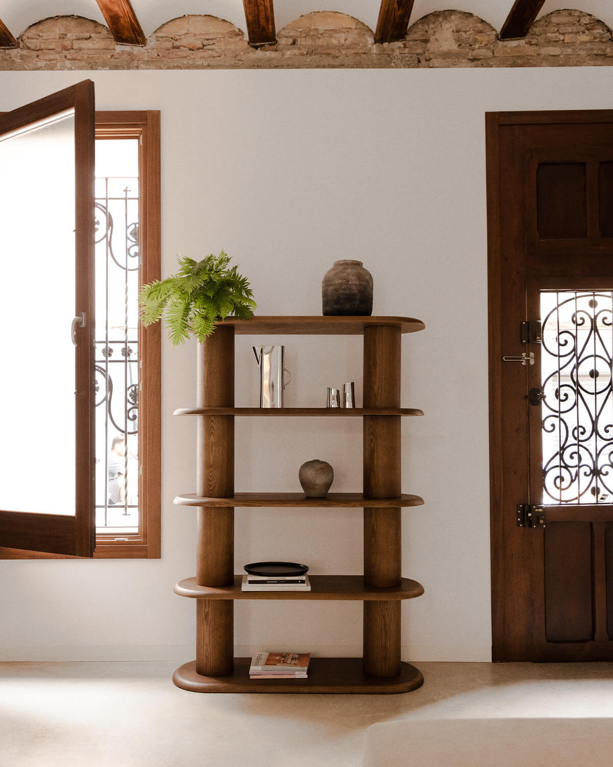 Alhie - Estantería de Madera (180x120 cm) Alhie