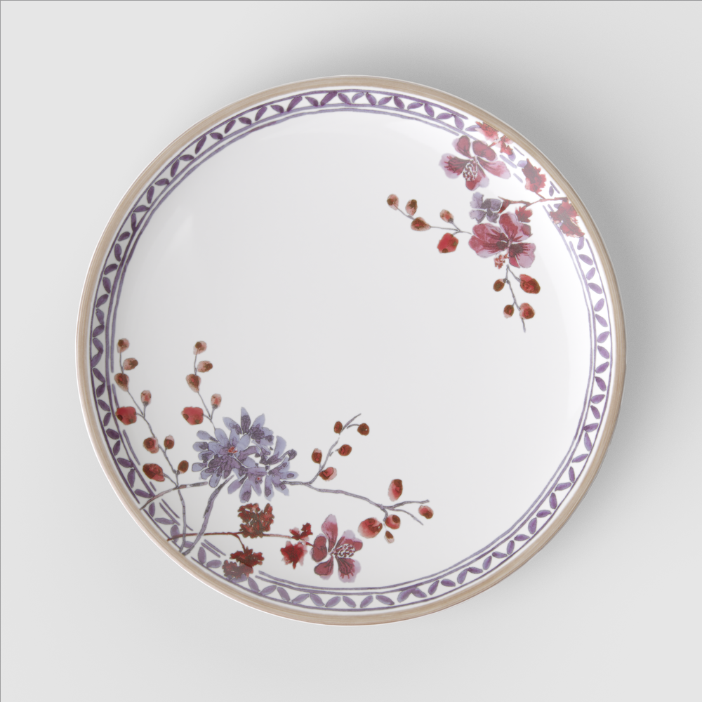 Artesano Dinner plate - Multi-colored, 10.6'', Premium Porcelain