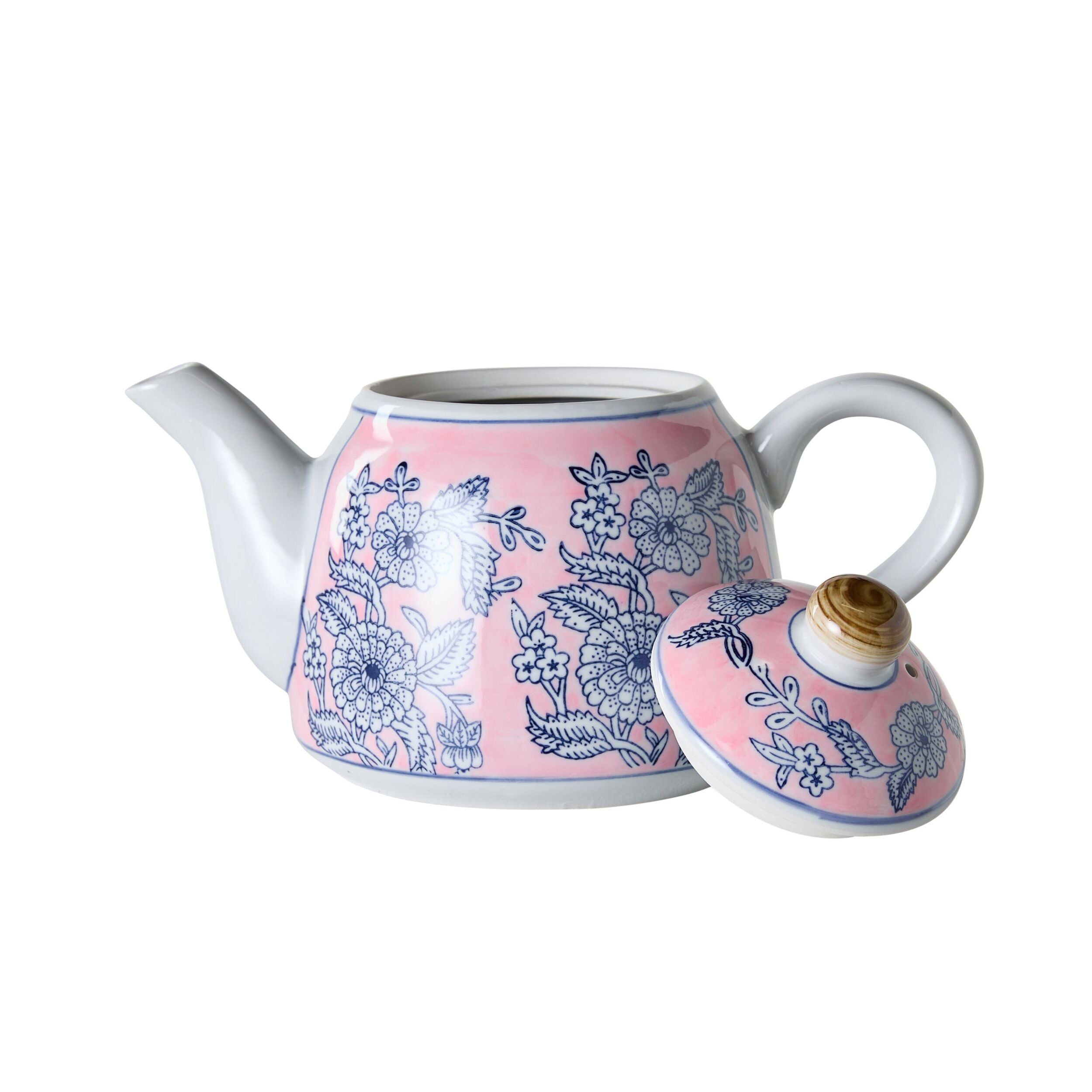 Celadon Botanic Blush Tea Pot