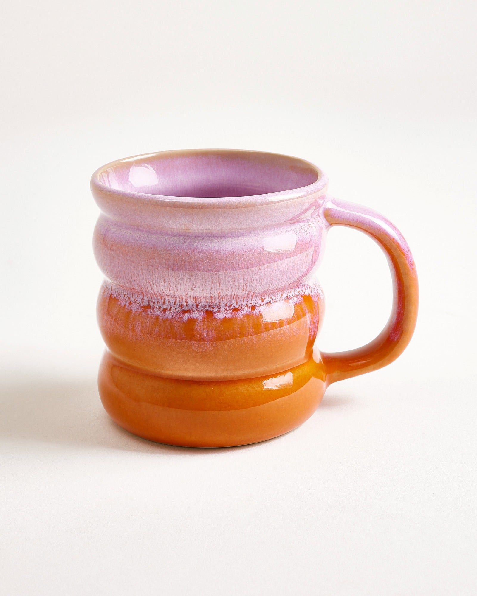 OMBRA - LARGE MUG BUBBLE PINK ORANGE