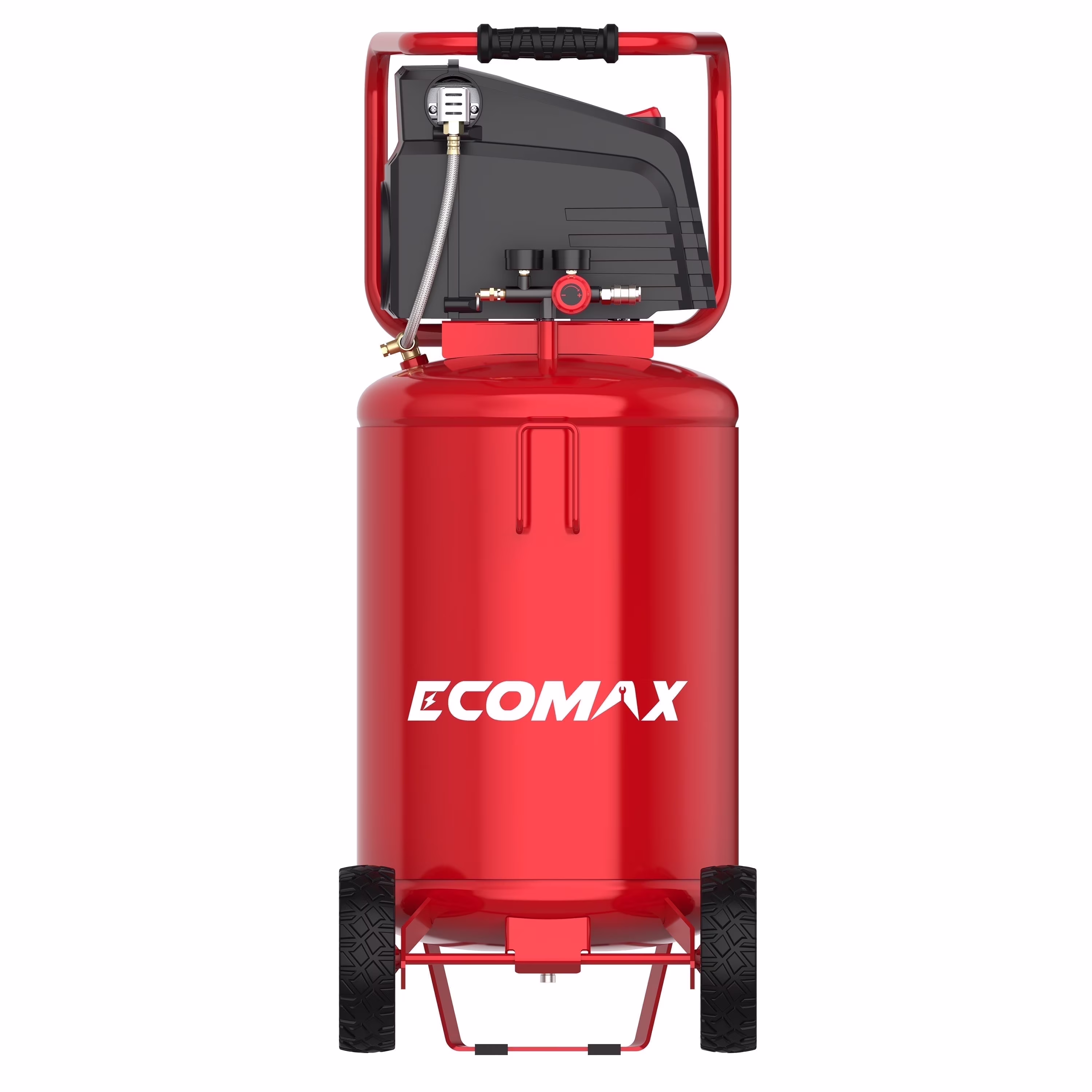 Ecomax 20 Gallon Portable Air Compressor, 150 PSI 1.5 HP Oil-Free Electric for Home Garage & Shop