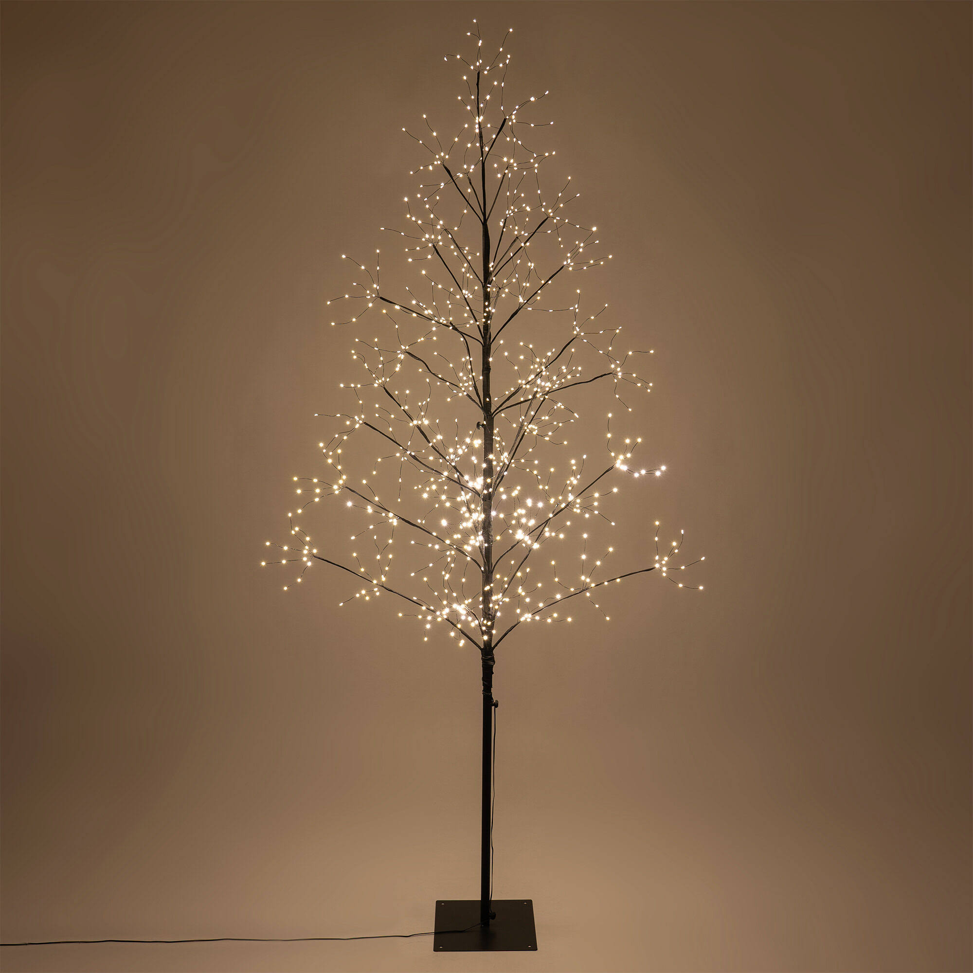 7-ft. Black Fairy Light Tree, Warm White LED