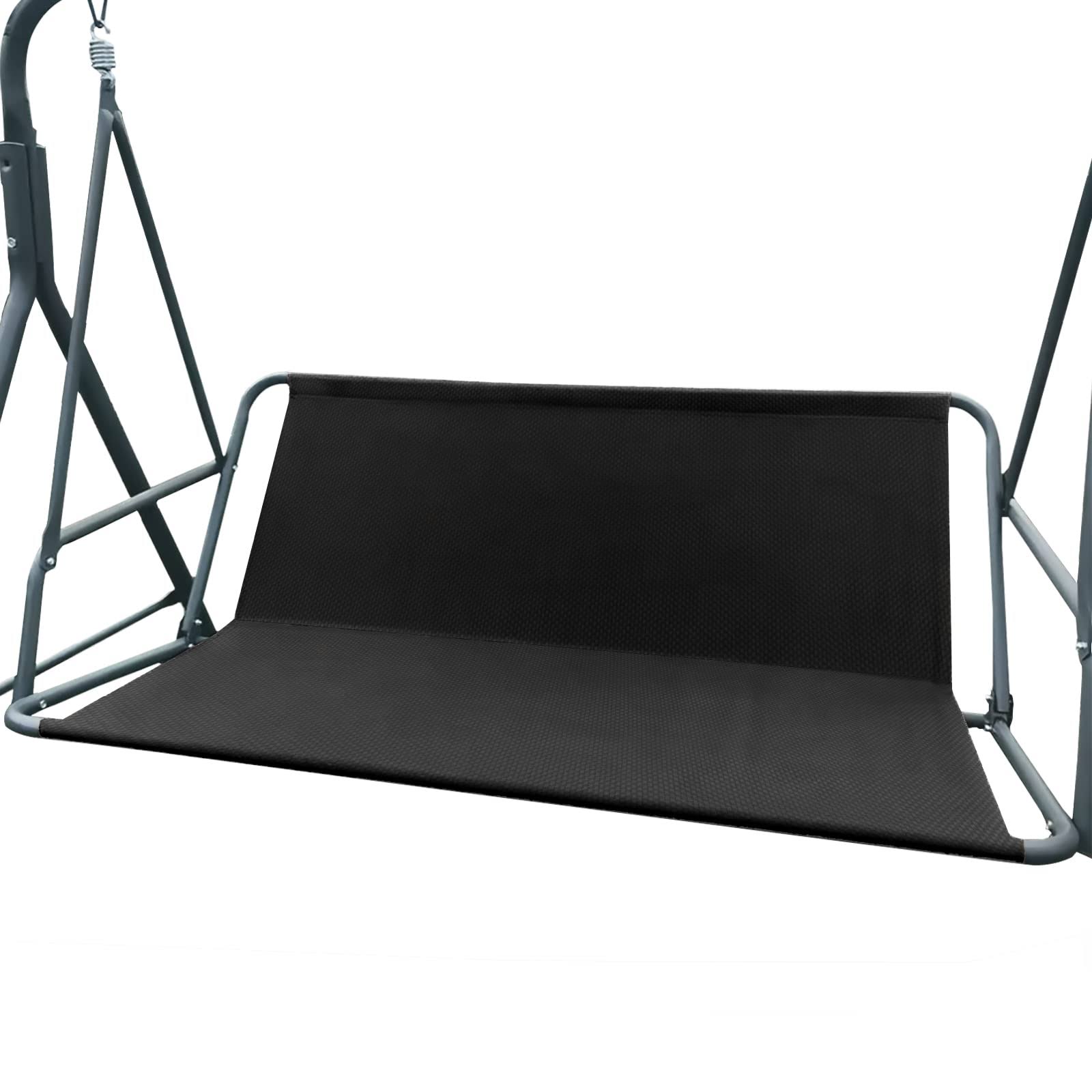 NXIEBFEK Porch Patio Swing Seat Cover, Bench Swing Replacement Covers, 600D Thicken Oxford Waterproof Fabric Swings Seat Cover for Outdoor Garden