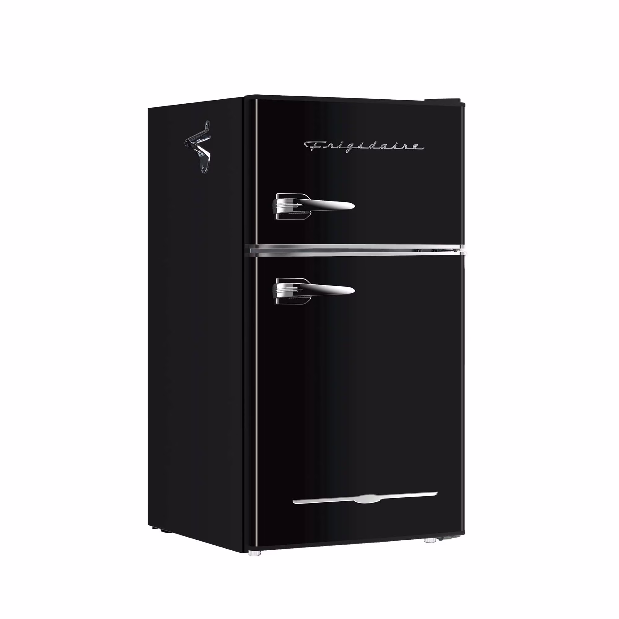 Retro 3.1 Cu ft Two Door Compact Refrigerator with Freezer, Red(Red) - Image 3