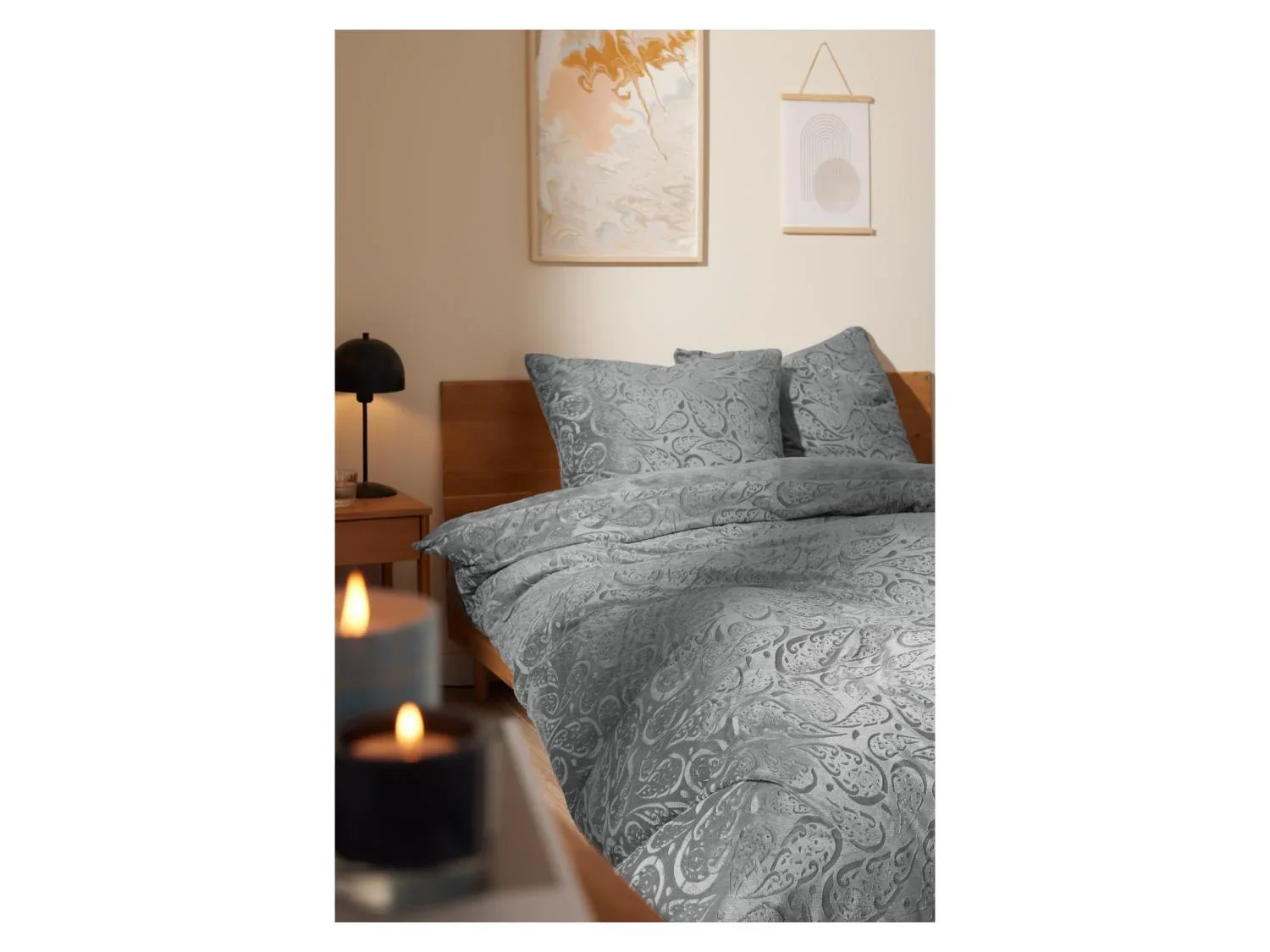 LIVARNO home Parure de lit en peluche, 240 x 220 cm