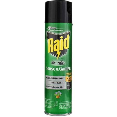 Raid House and Garden Aerosol, 11 oz Pack of 3, Size: 11 Ounce Pack of 3