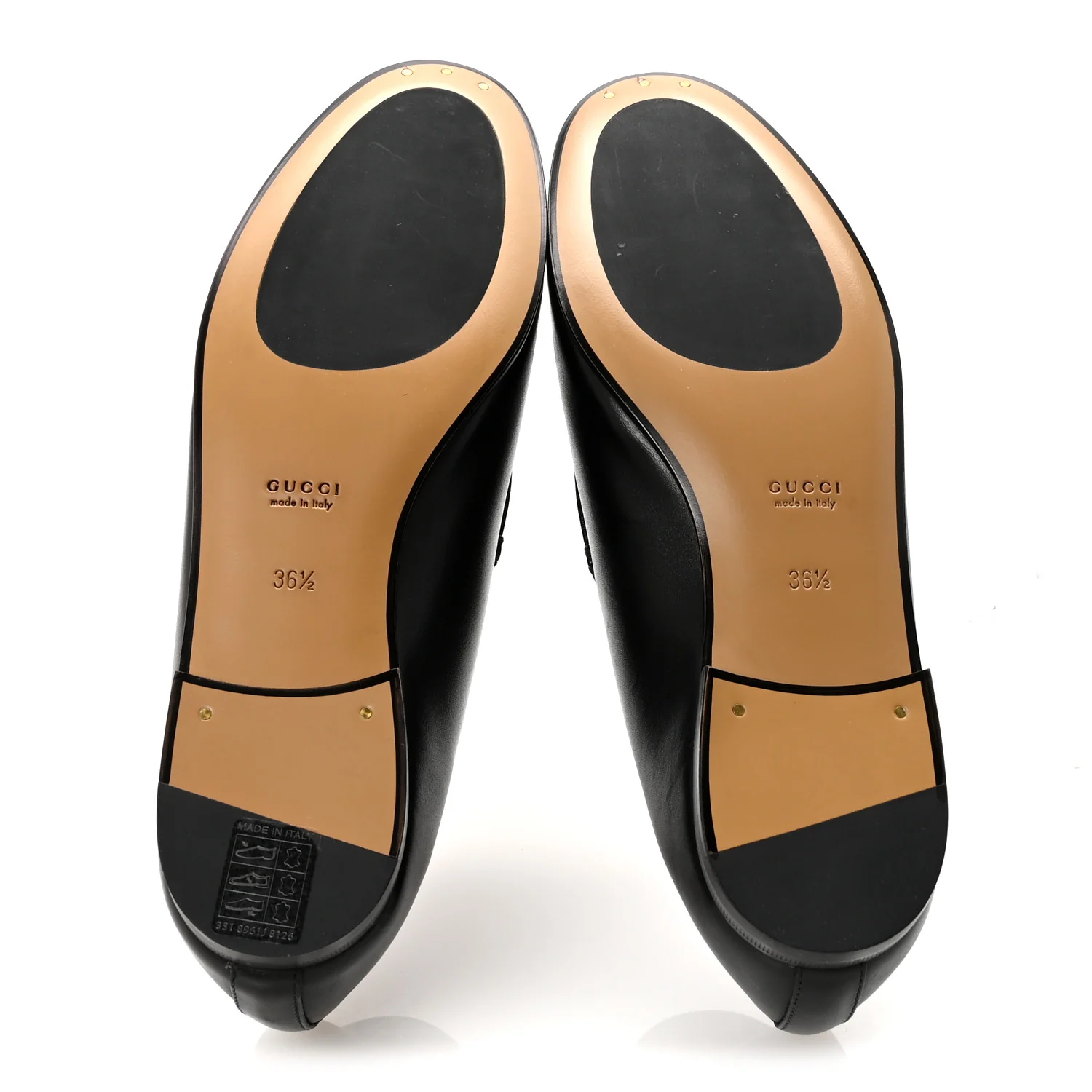 Calfskin Womens Jordaan Loafers 36.5 Black