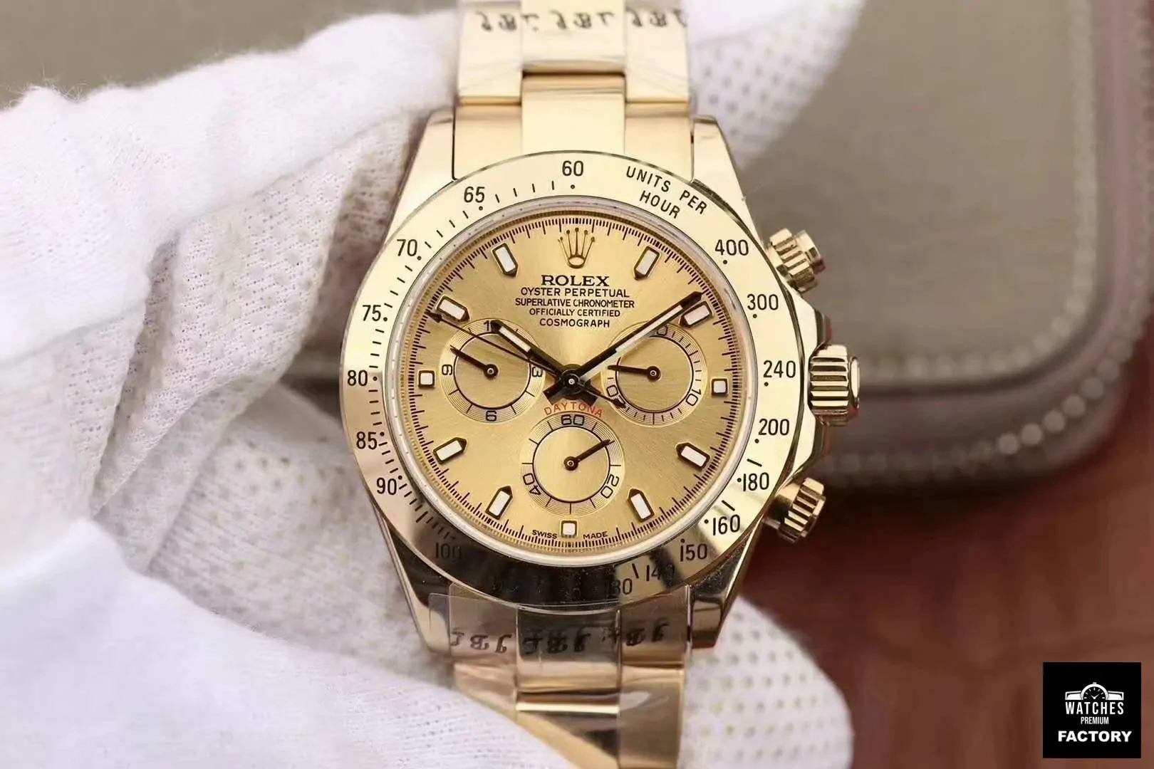 Rolex Daytona Cosmograph 116503 JH Factory Gold Dial