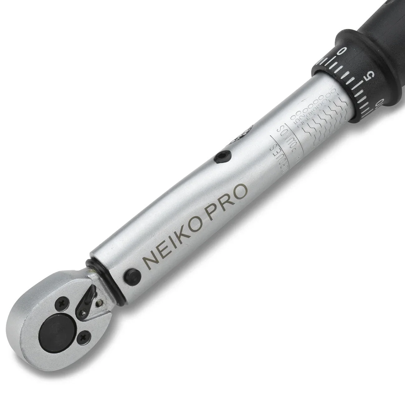 Neiko 03708B 3/8-Inch Drive Adjustable Torque Wrench, Chrome Vanadium Steel | 40-250 Inch-Pound | 11.5-Inch Length | SAE
