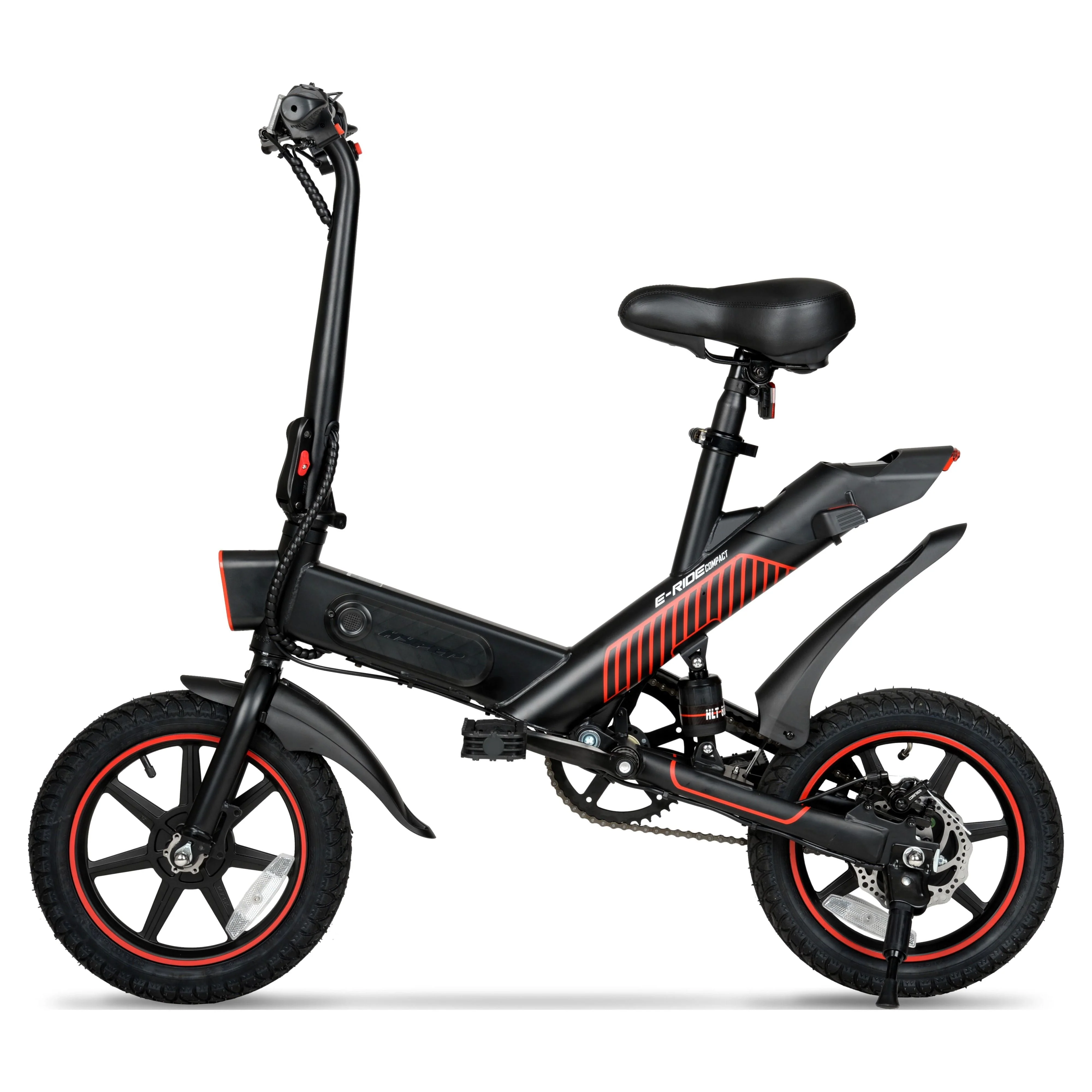 14" 36V Foldable Compact Electric Bike w/Throttle, 350W Motor, Recommended Age: 14+ Image 3