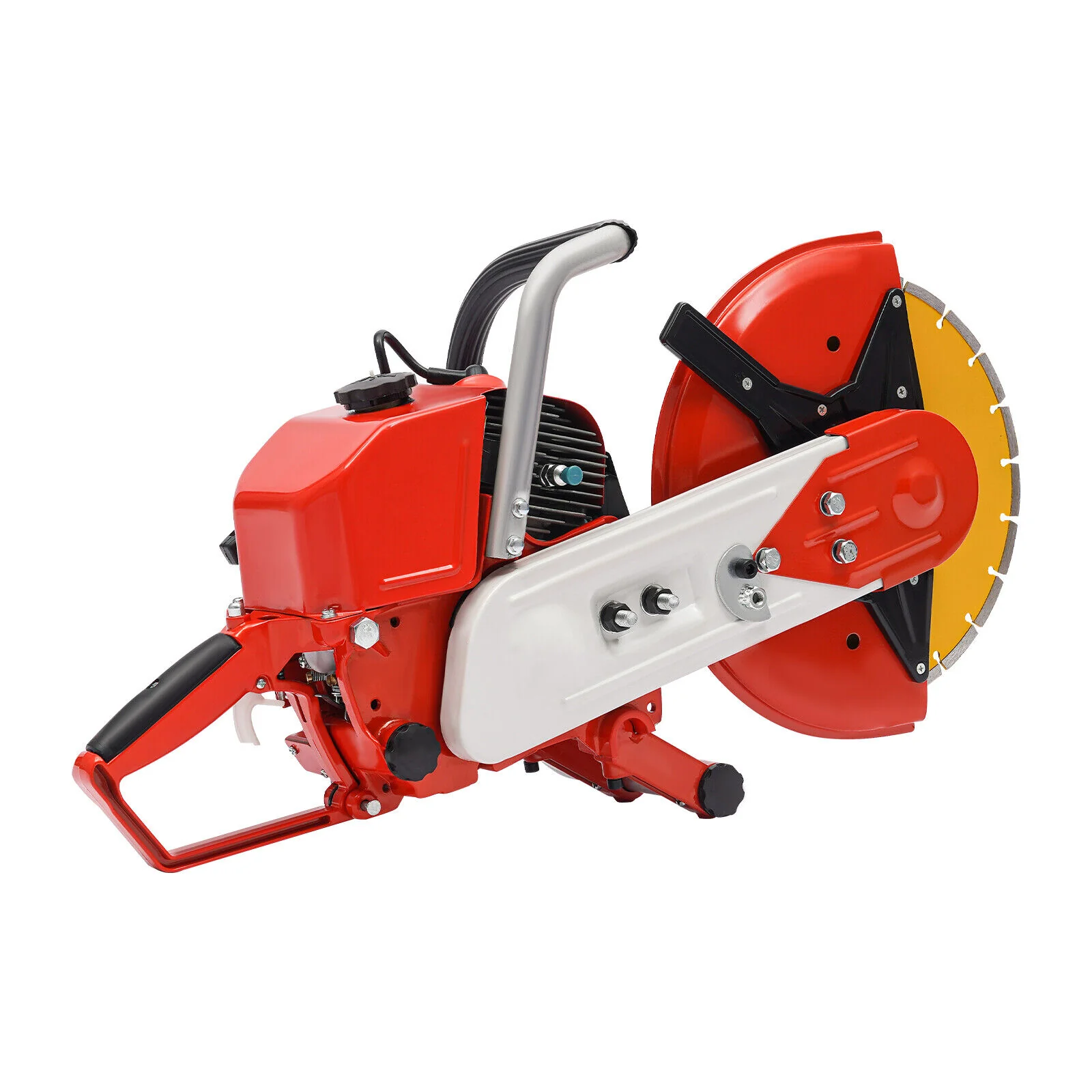 2 Stroke 78.5CC Gas Power Cement Concrete Cut off Saw Cutting Tool W/ Blade Red