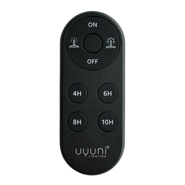 Uyuni fjernkontroll til LED-lys oval svart