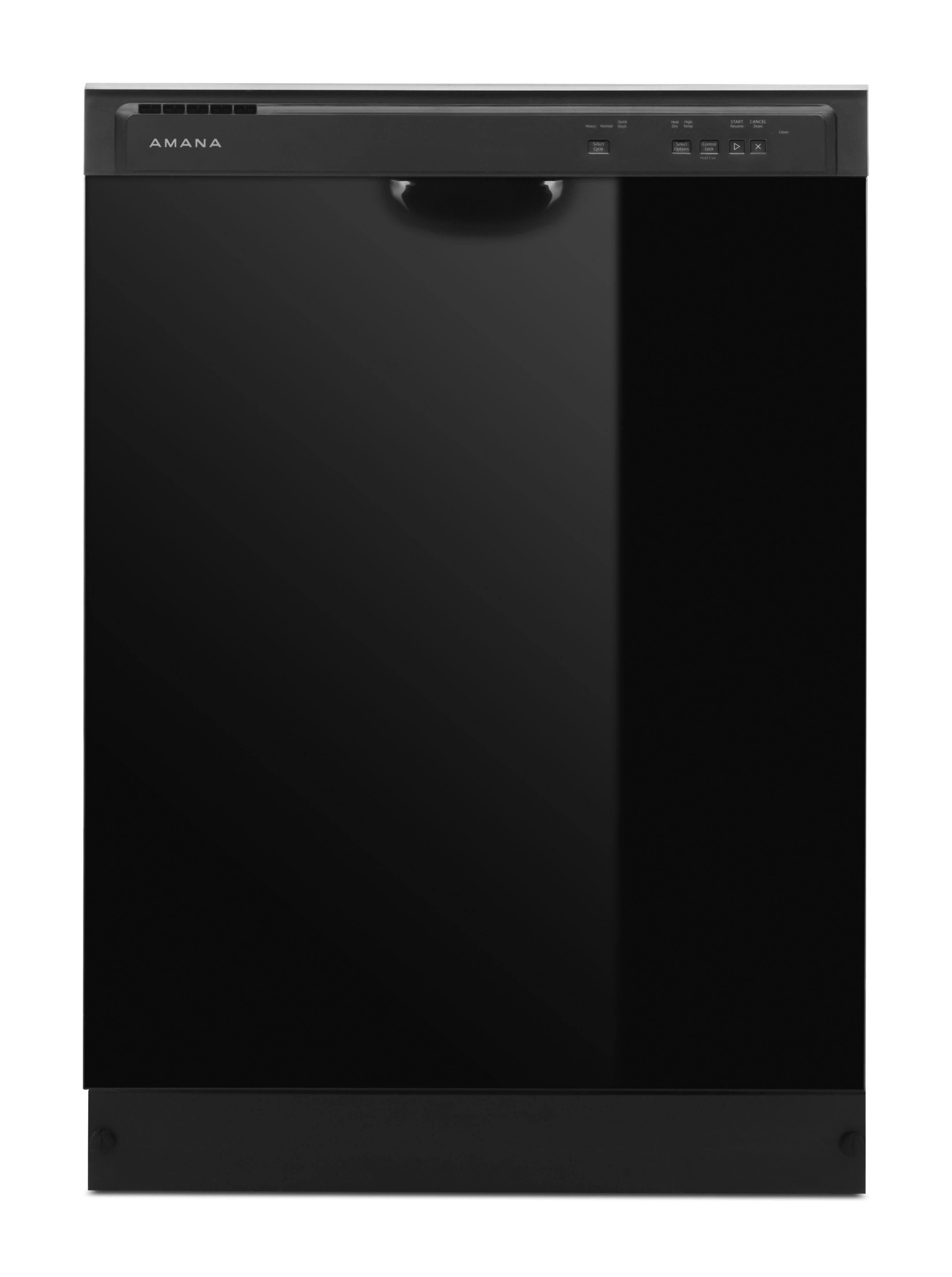 Amana Dishwasher with Triple Filter Wash System Black