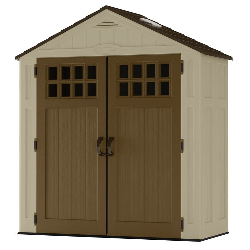 Everett Outdoor 6 ft. W x 3 ft. D Plastic Storage Shed
