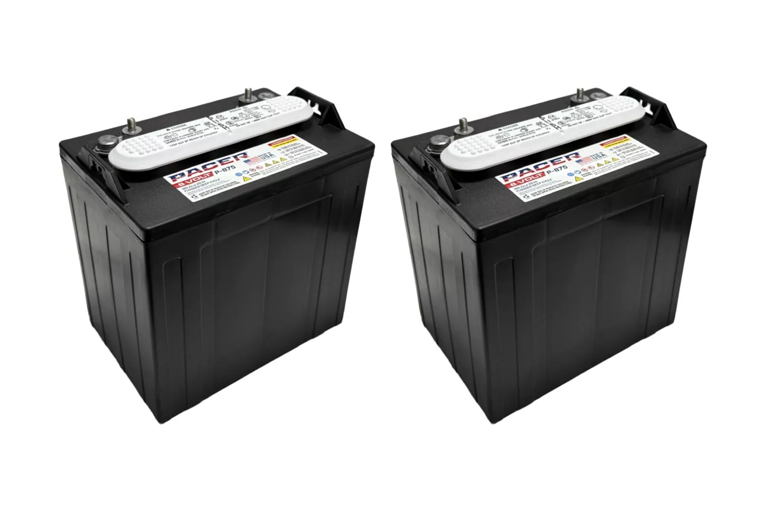P-875 8 Volt 165Ah Deep Cycle Battery Replaces Trojan T-875 | Set of 6(6) - Image 5