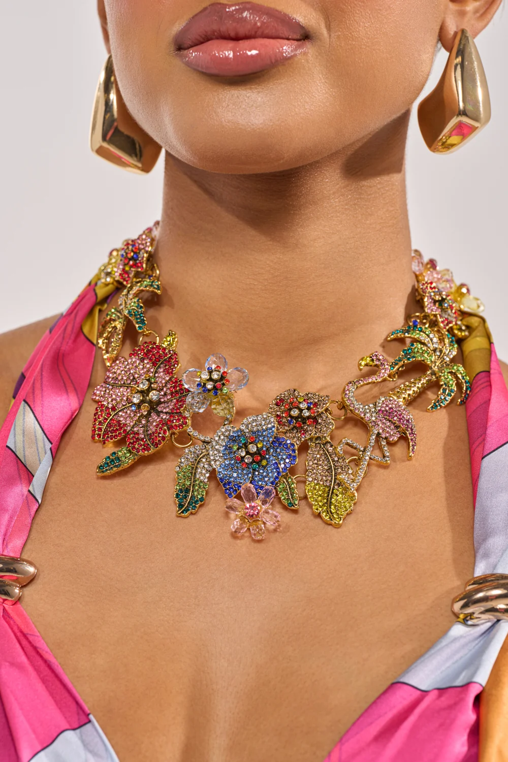 IN THE GARDEN STATEMENT NECKLACE - Akira Store