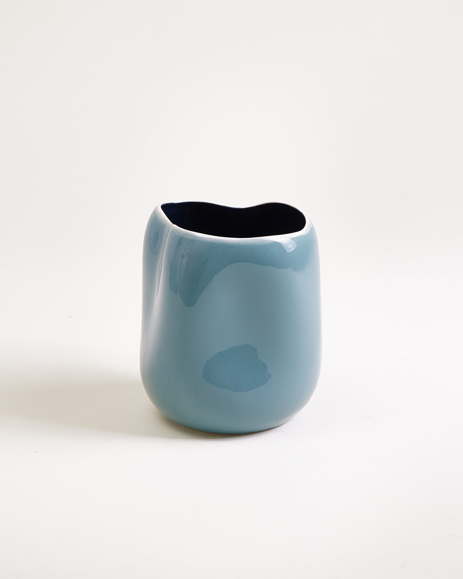 JOÃO - VASE M GRAY-BLUE DARK BLUE