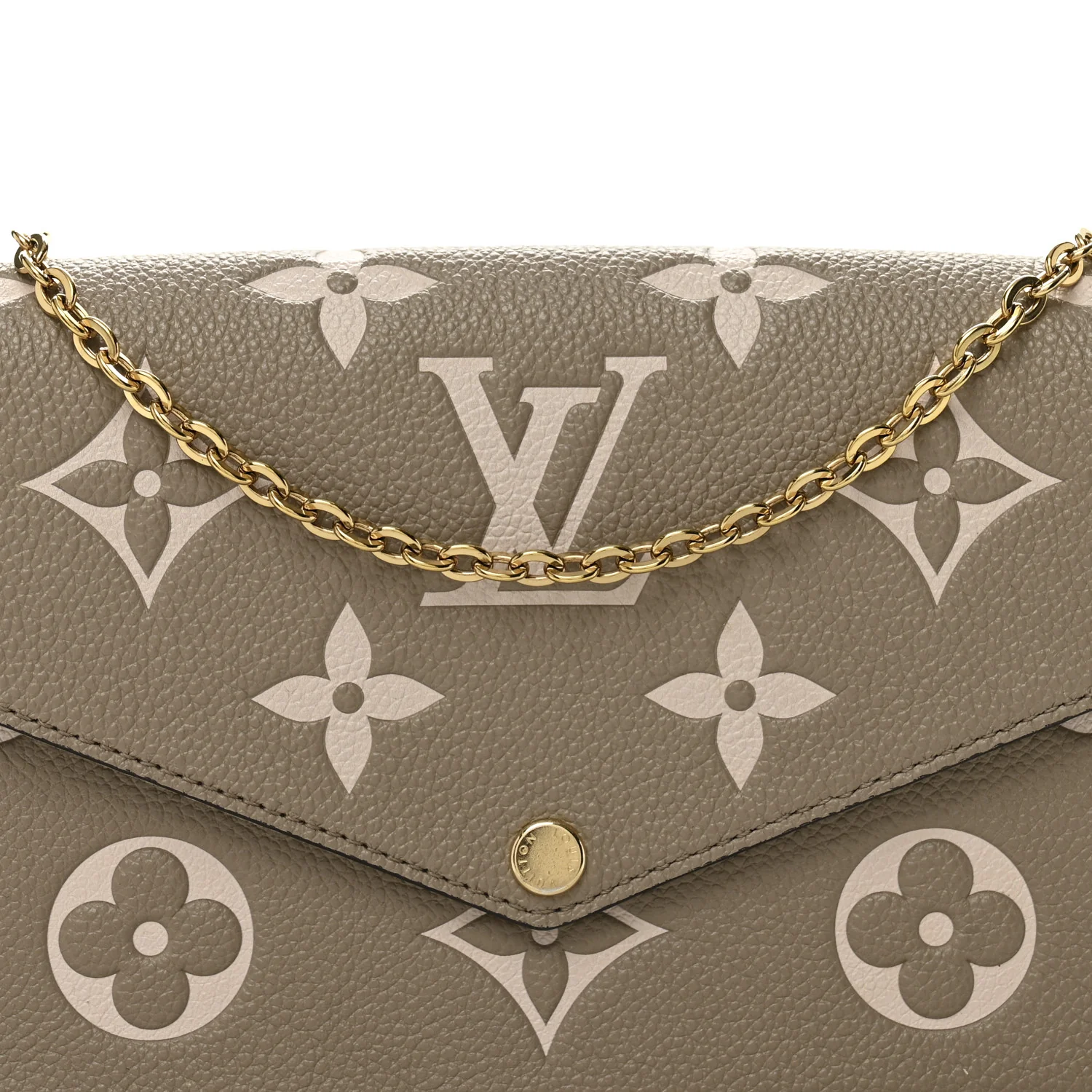 Empreinte Monogram Giant Felicie Pochette Tourterelle Creme