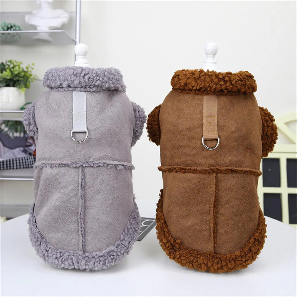 Shearling Dog Jacket – Warm and Stylish Winter Outerwear