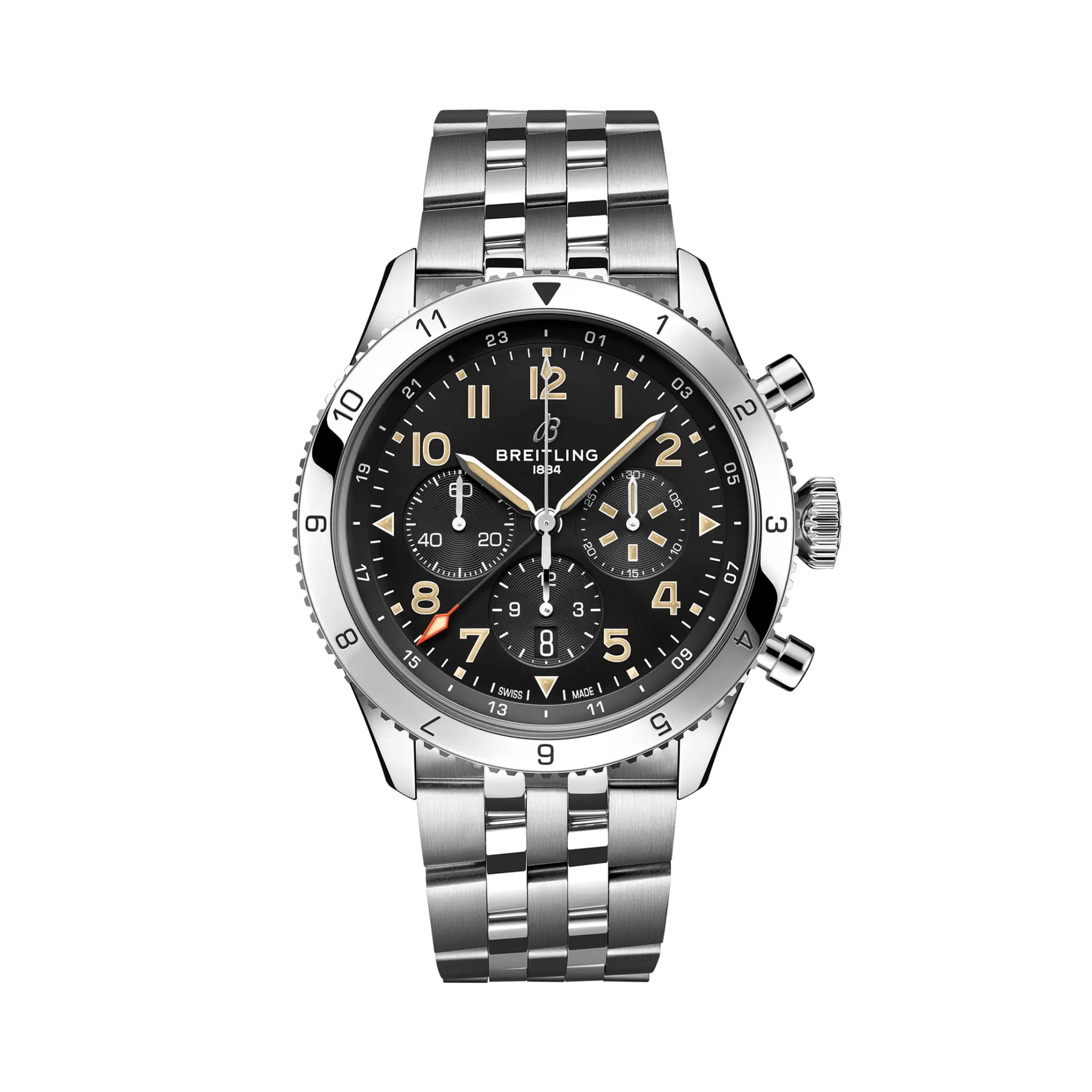 【Super Clone】Breitling Classic AVI Super AVI B04 Chronograph GMT 46mm P-51 Mustang AB04453A1B1A1