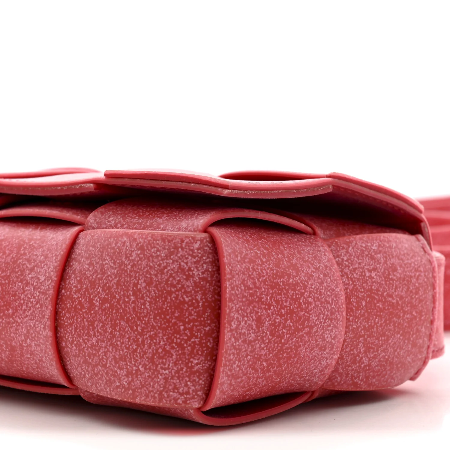 Rubber Maxi Intrecciato Extra Mini Cassette Crossbody Bag Firework