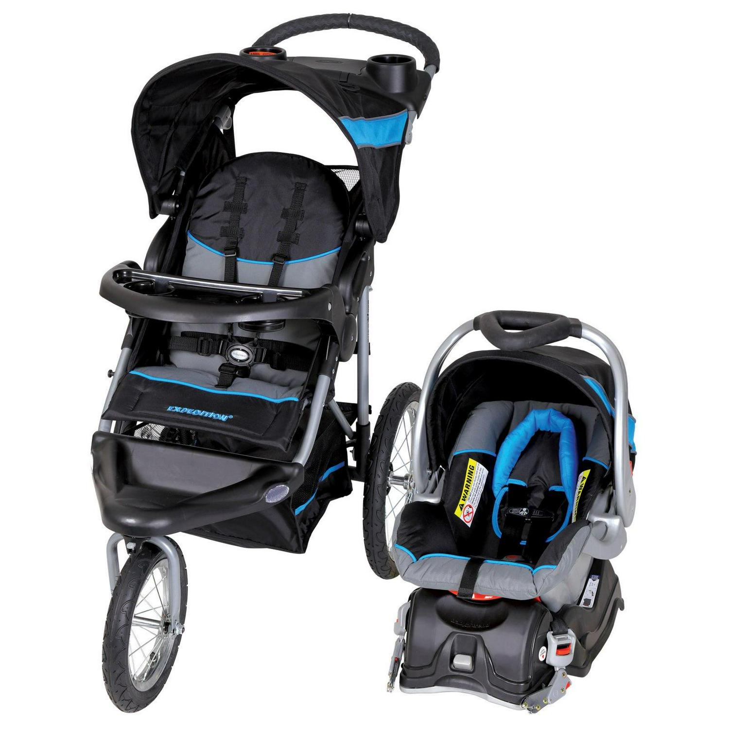 Expedition Travel System Stroller. Millennium Blue