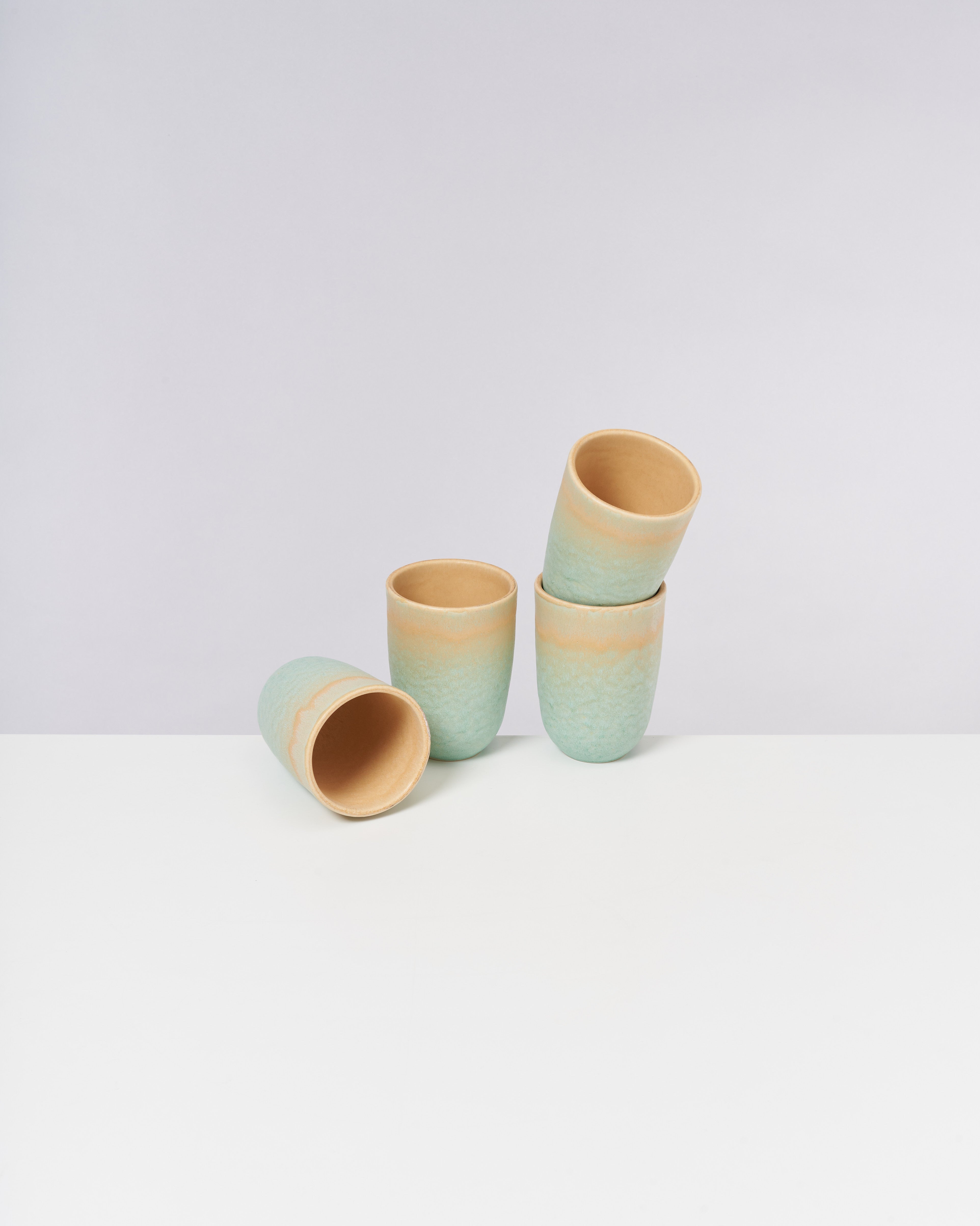 COPA ALTO - LARGE CUP APRICOT MINT SET OF 4