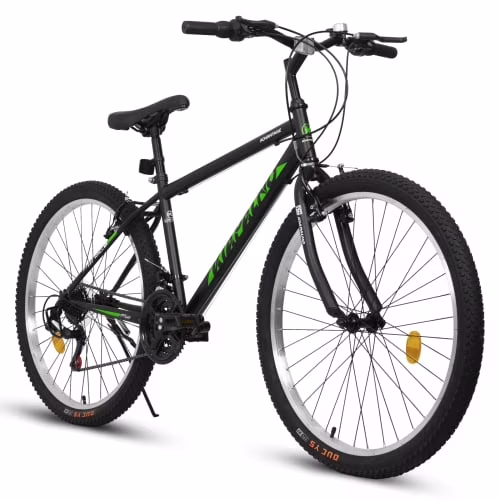 26" Mountain Bike for Women, 21 Speeds Mountain Bicycles with Dual Disc Brakes and 100mm Front Suspension, Pink(Gift)(Pink) - Image 5