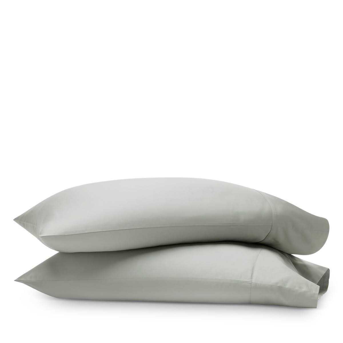 Boll & Branch Signature Organic Cotton Hemmed Pillowcase Set, Standard - Sage
