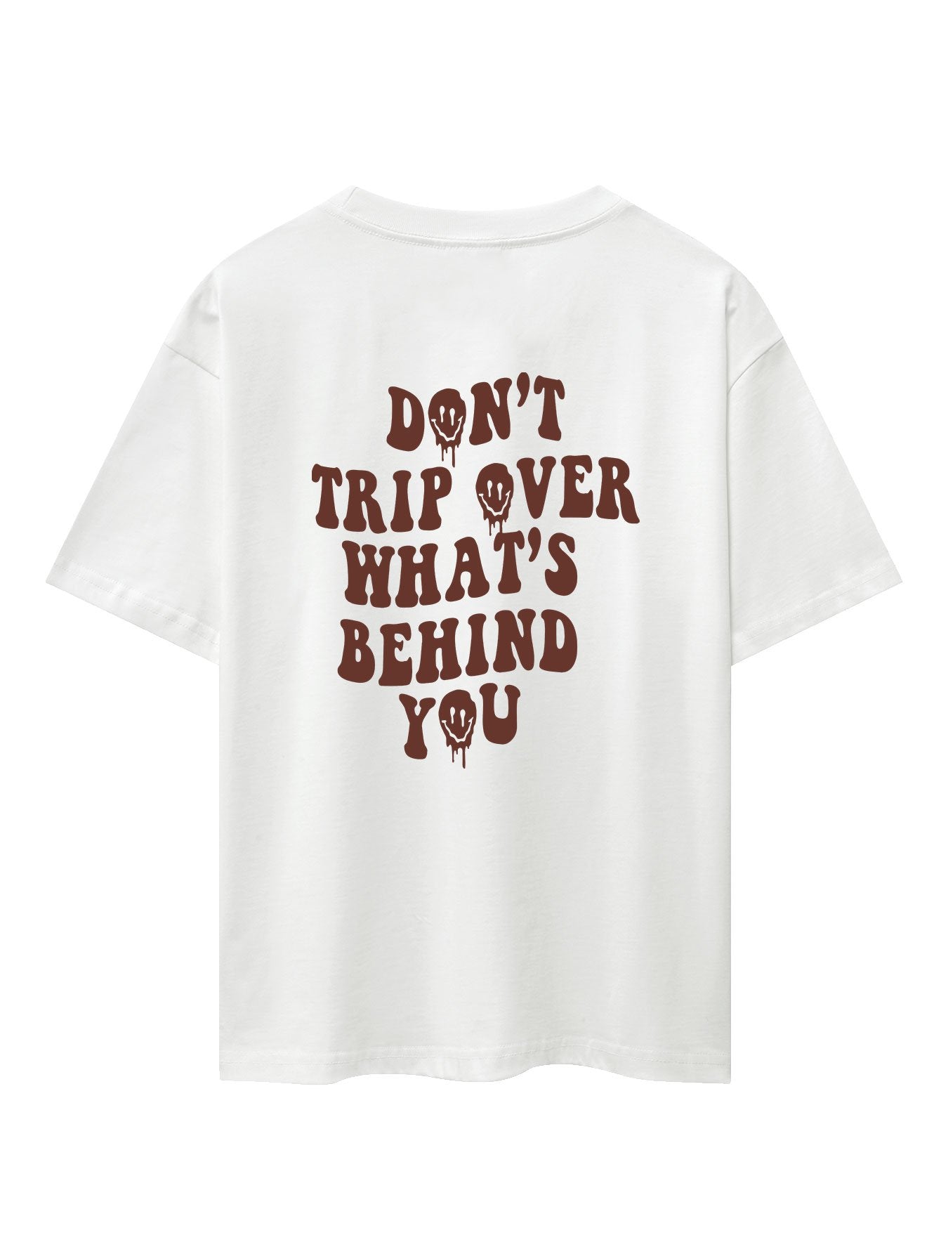 T-shirt oversize à slogan imprimé au dos