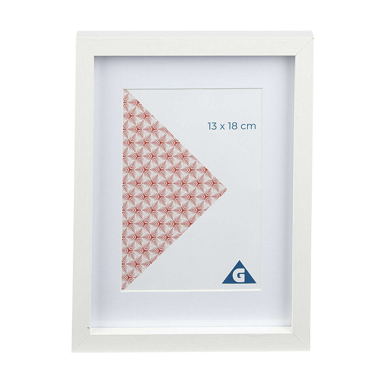 Cadre photo bois blanc 20x26cm pour photo 13x18cm