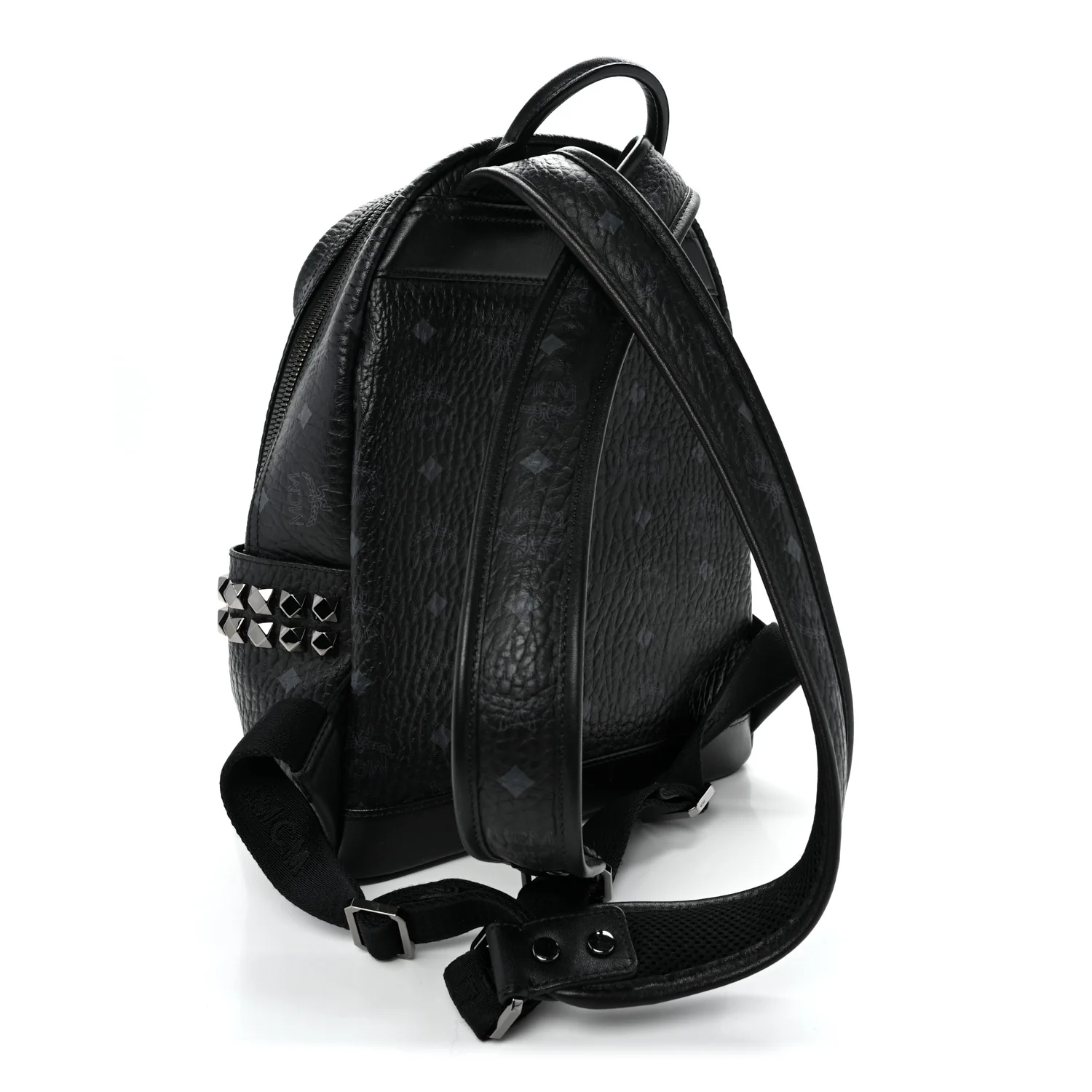 Visetos Small Side Stud Stark Backpack Black
