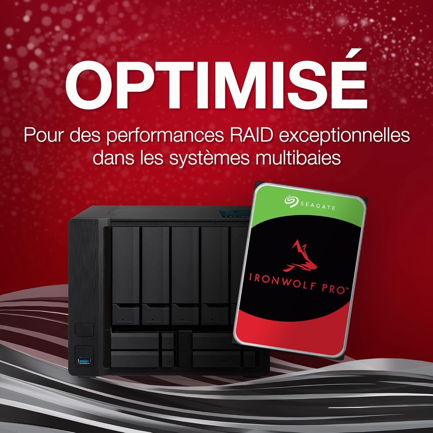 Seagate IronWolf Pro 18TB NAS HDD  ST18000NE000 SATA 6Gb/s 3.5