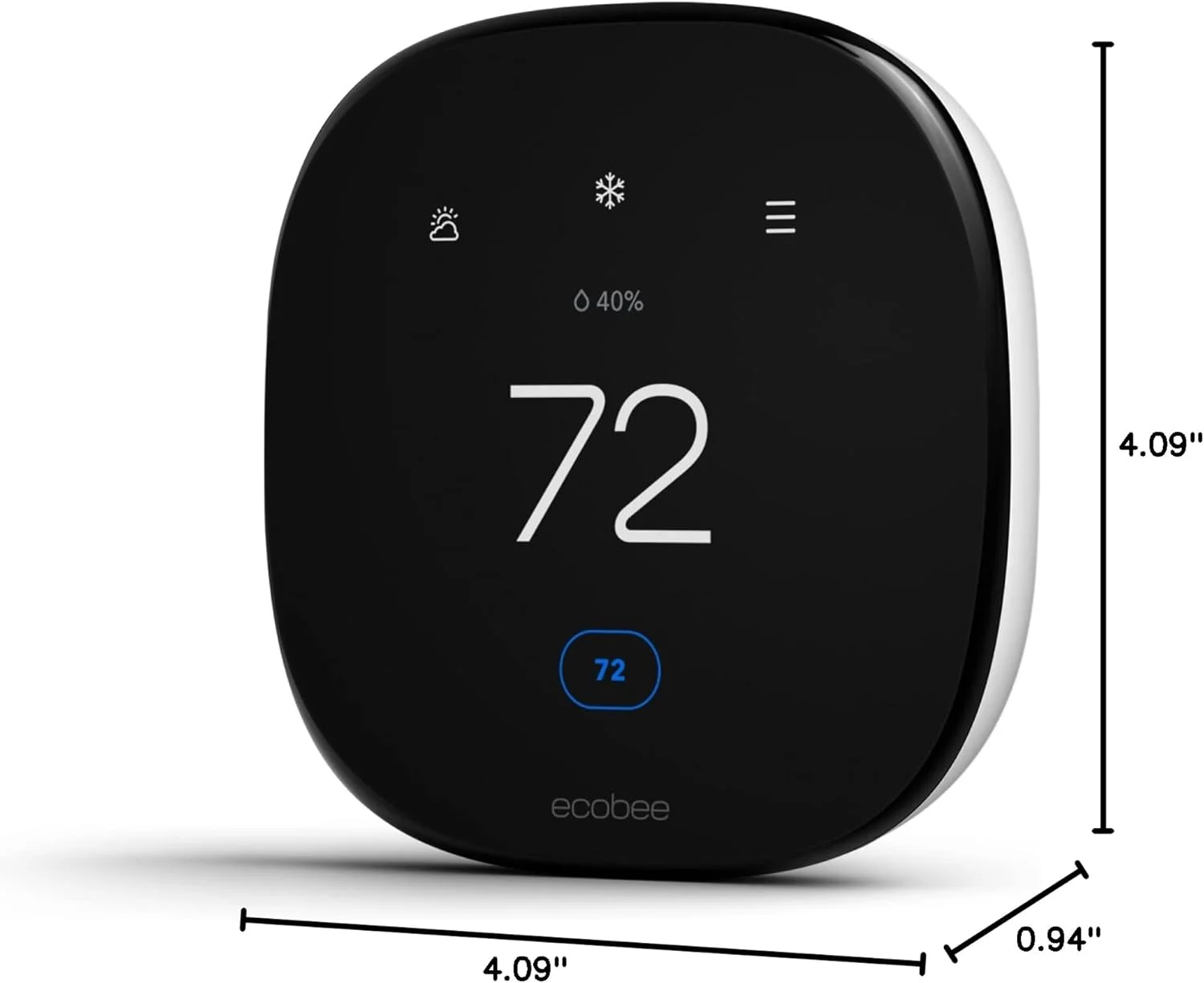 Smart Thermostat Enhanced Works with Alexa(Black) - Image 4