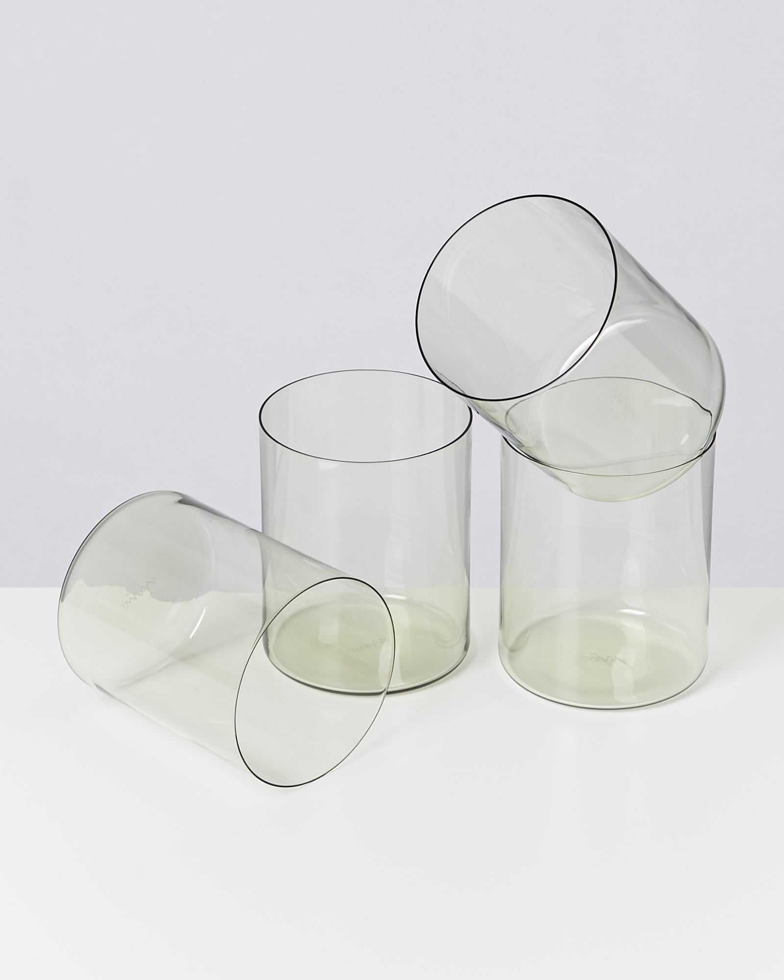 JOIA - LARGE GLASS EMERALD SET OF 4