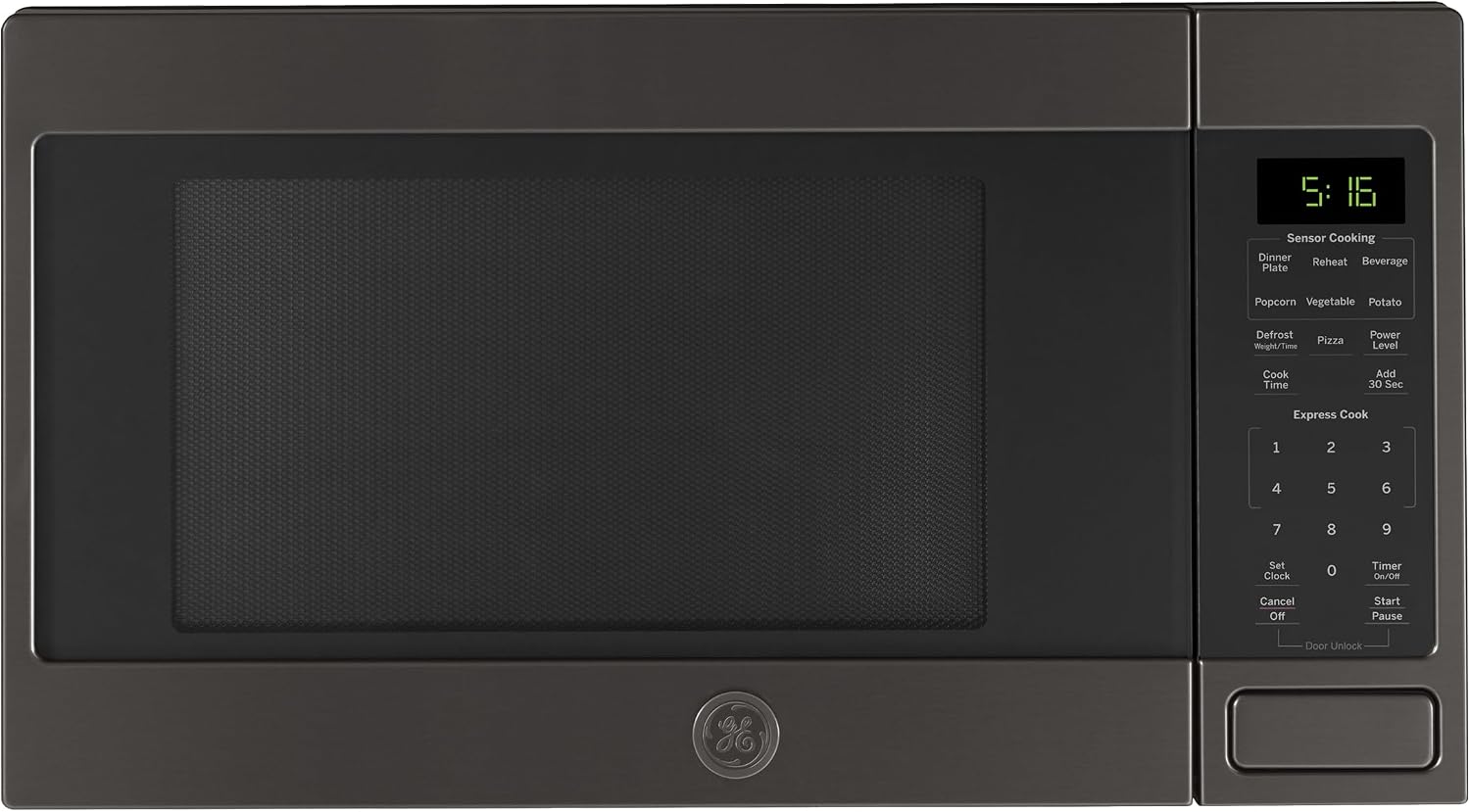 GE Countertop Microwave Oven, 1150 Watts, 1.6 CuFt., Stainless Steel