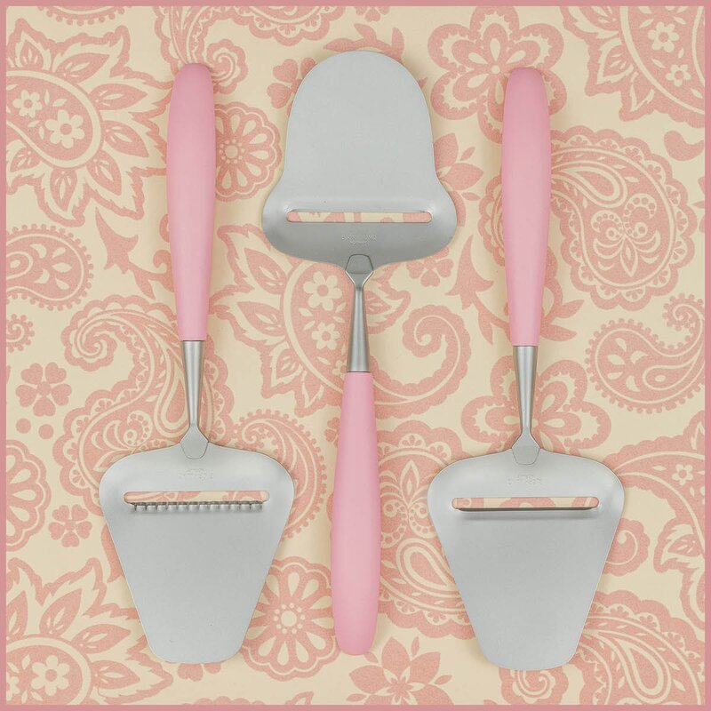Amitto ostehøvel riller 23 cm pudderrosa