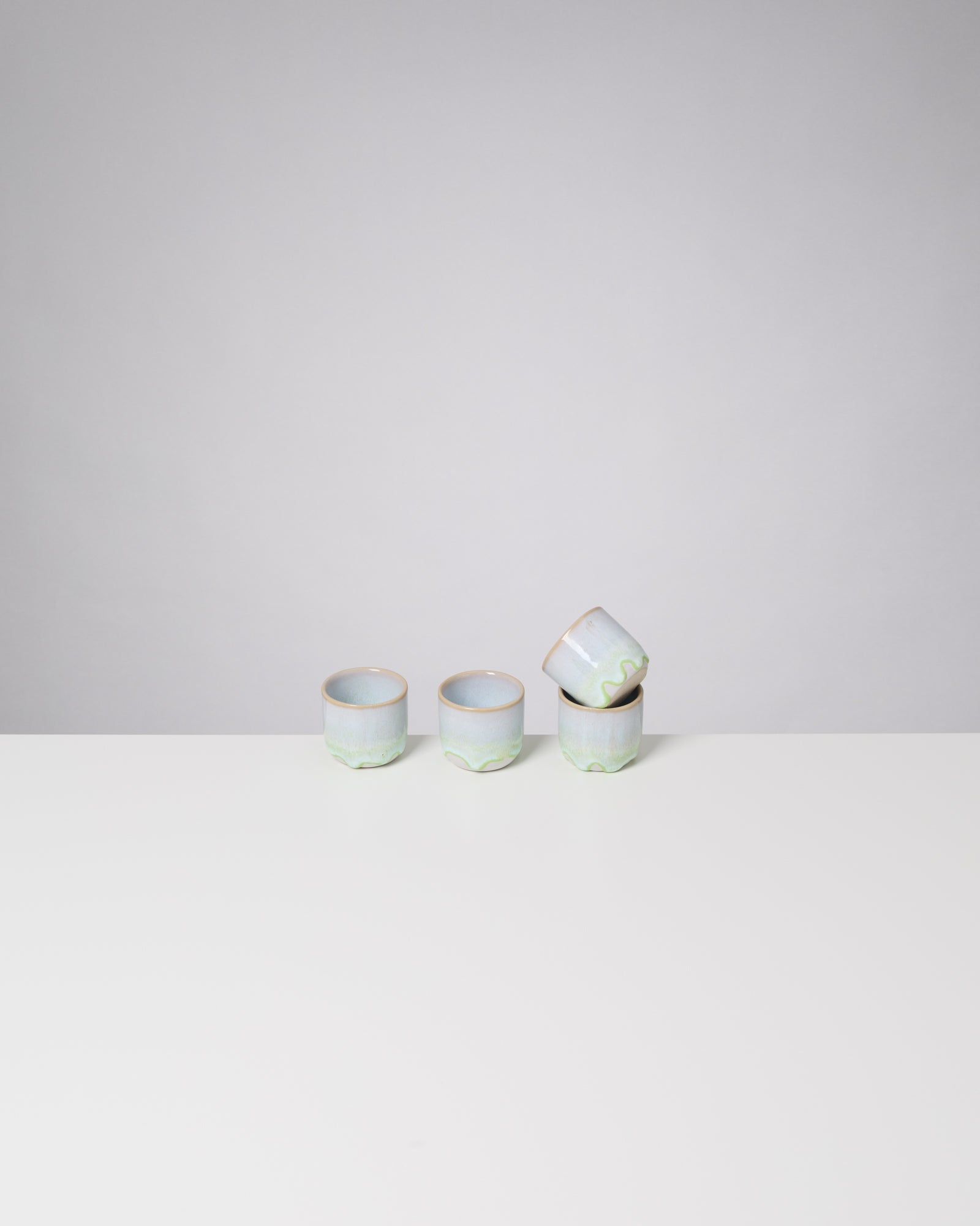 COIMBRA - ESPRESSO CUP PASTEL GREEN SET OF 4