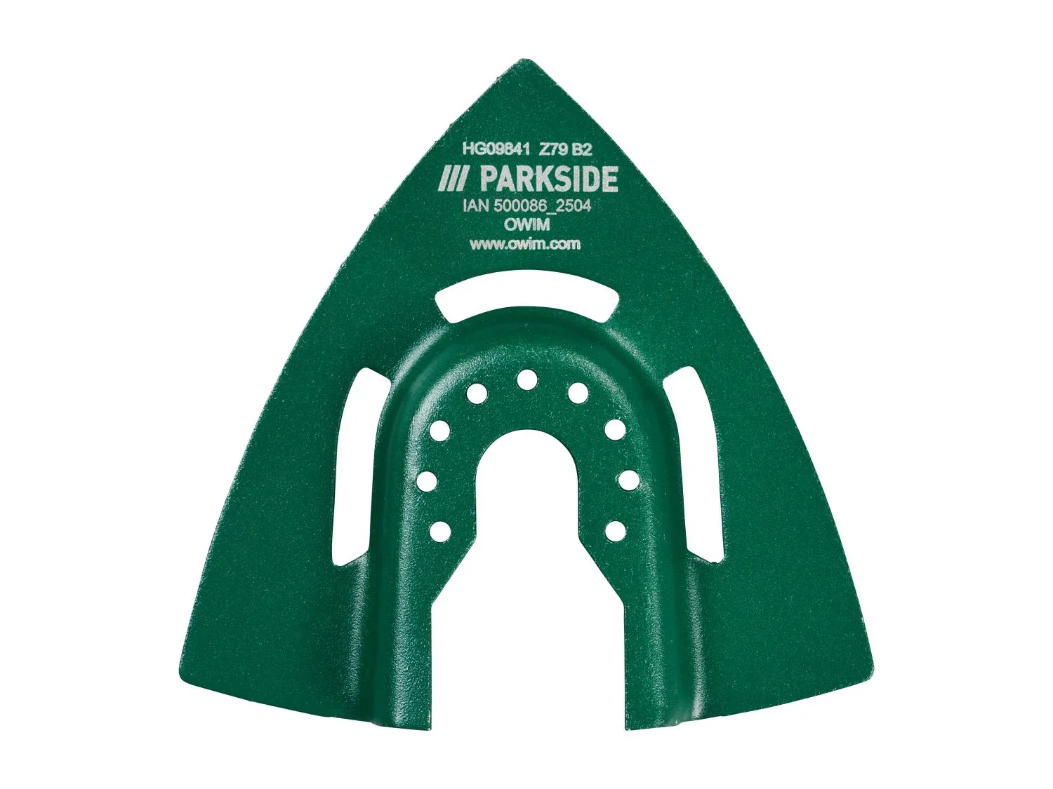 PARKSIDE Accessoire pour scie, Plateau de ponage ou Feuilles abrasives triangulaires